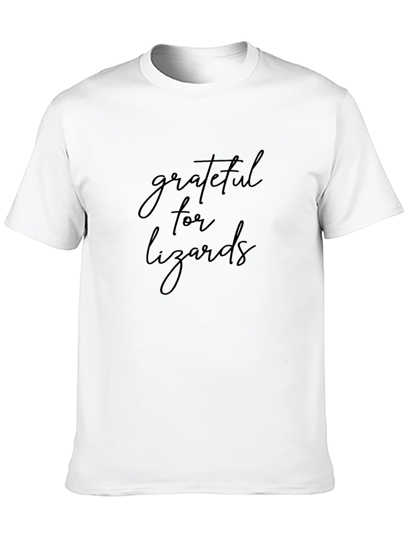 Grateful for Lizards T-Shirt - Black