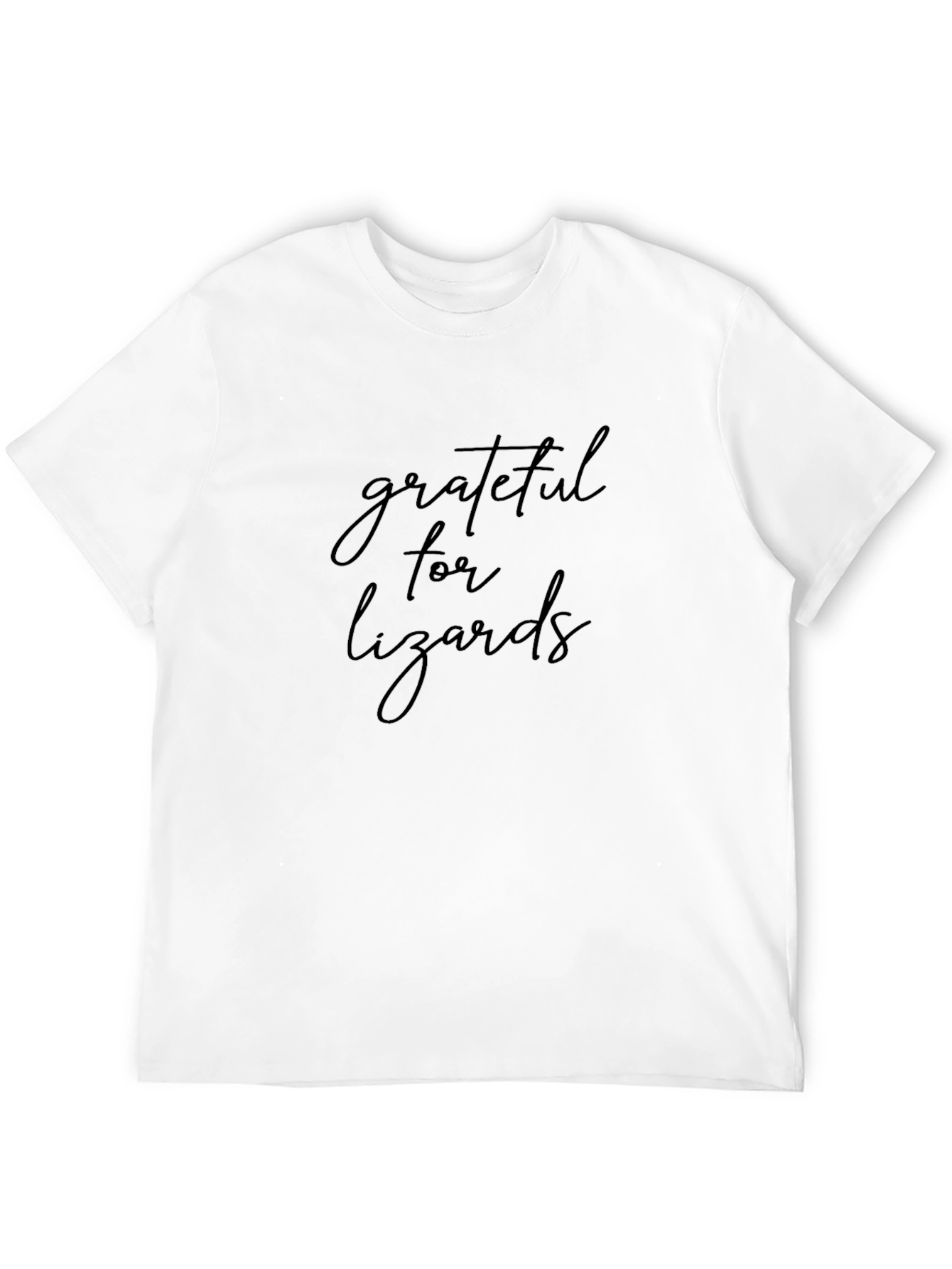 Grateful for Lizards T-Shirt - Black