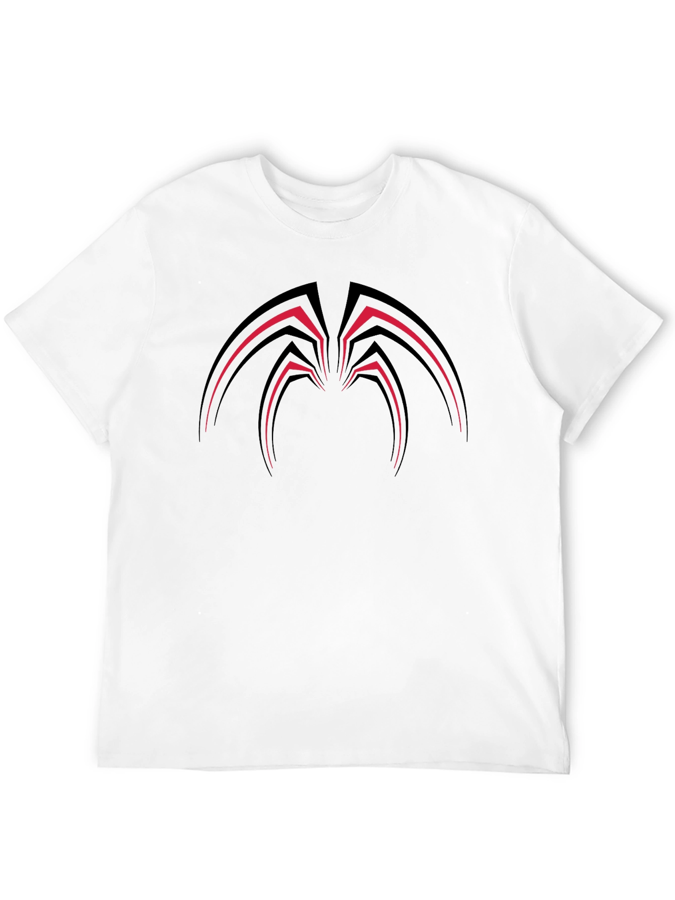 Graphic Tee: Modern Black T-Shirt with Spider Design