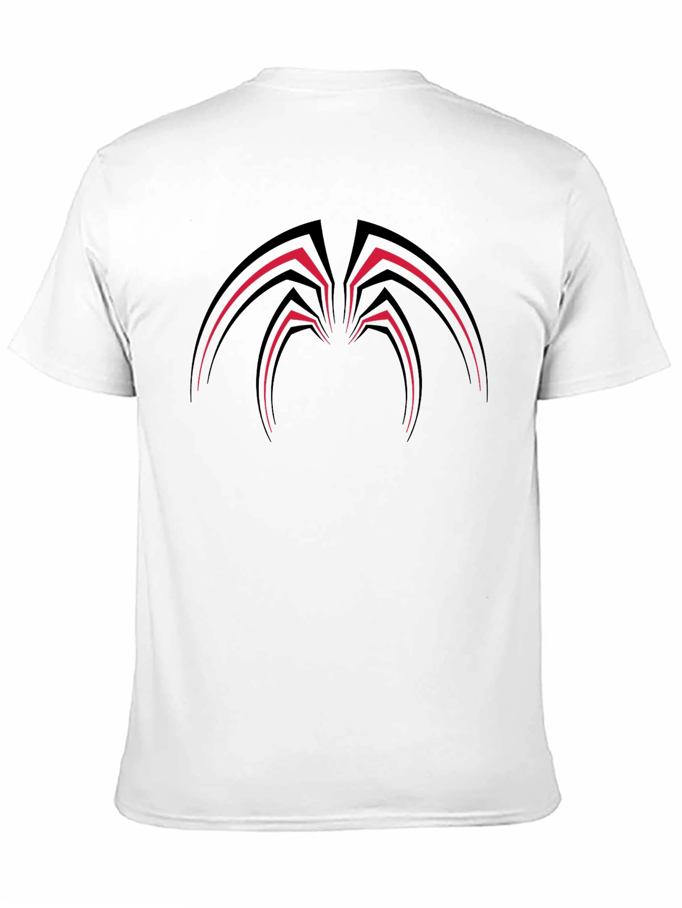 Graphic Tee: Modern Black T-Shirt with Spider Design