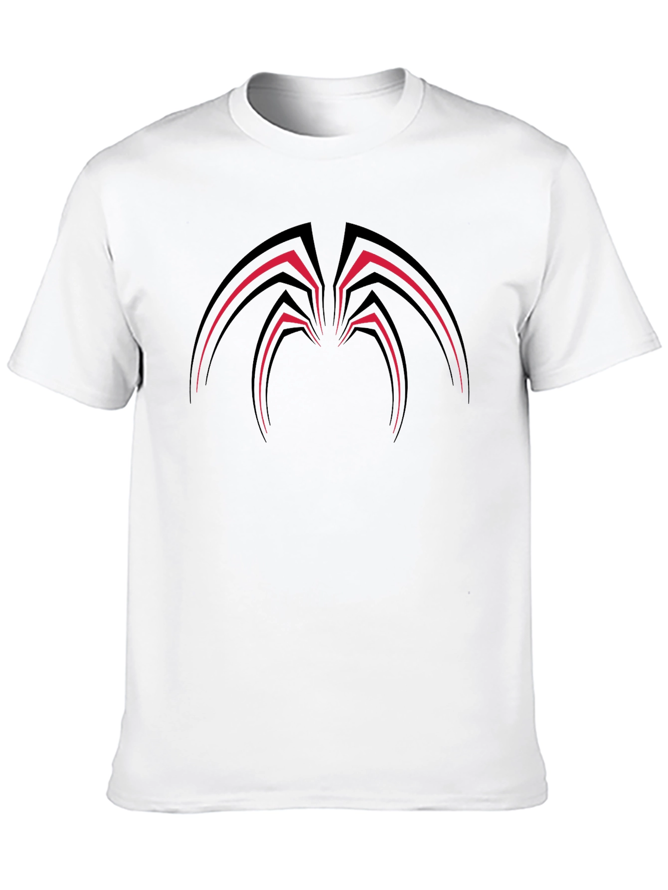 Graphic Tee: Modern Black T-Shirt with Spider Design