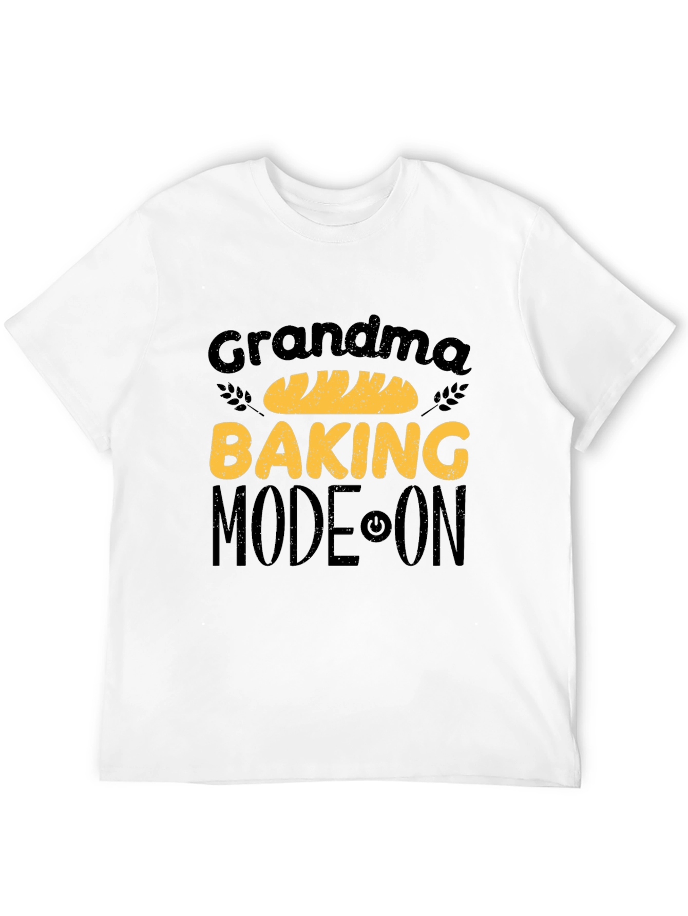 Grandma Baking Mode ON T-Shirt - Black