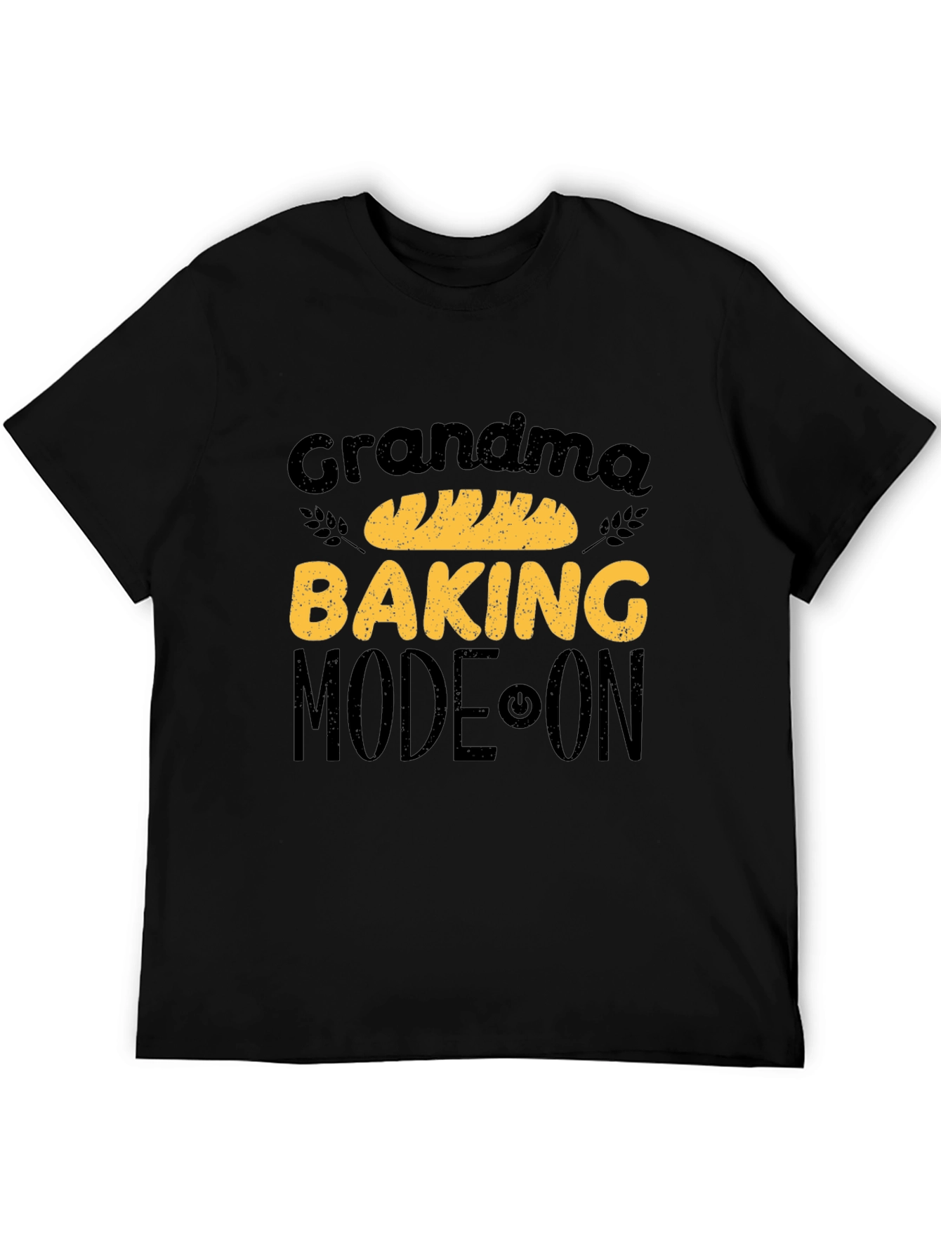 Grandma Baking Mode ON T-Shirt - Black