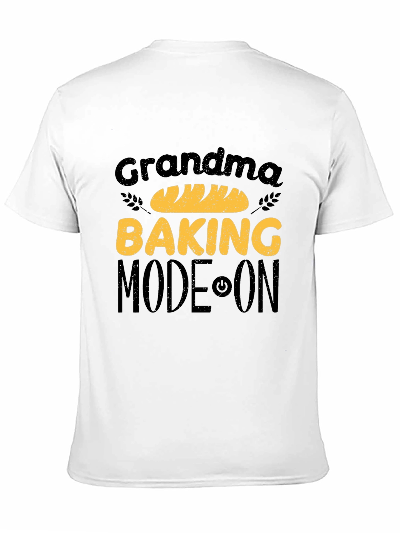 Grandma Baking Mode ON T-Shirt - Black