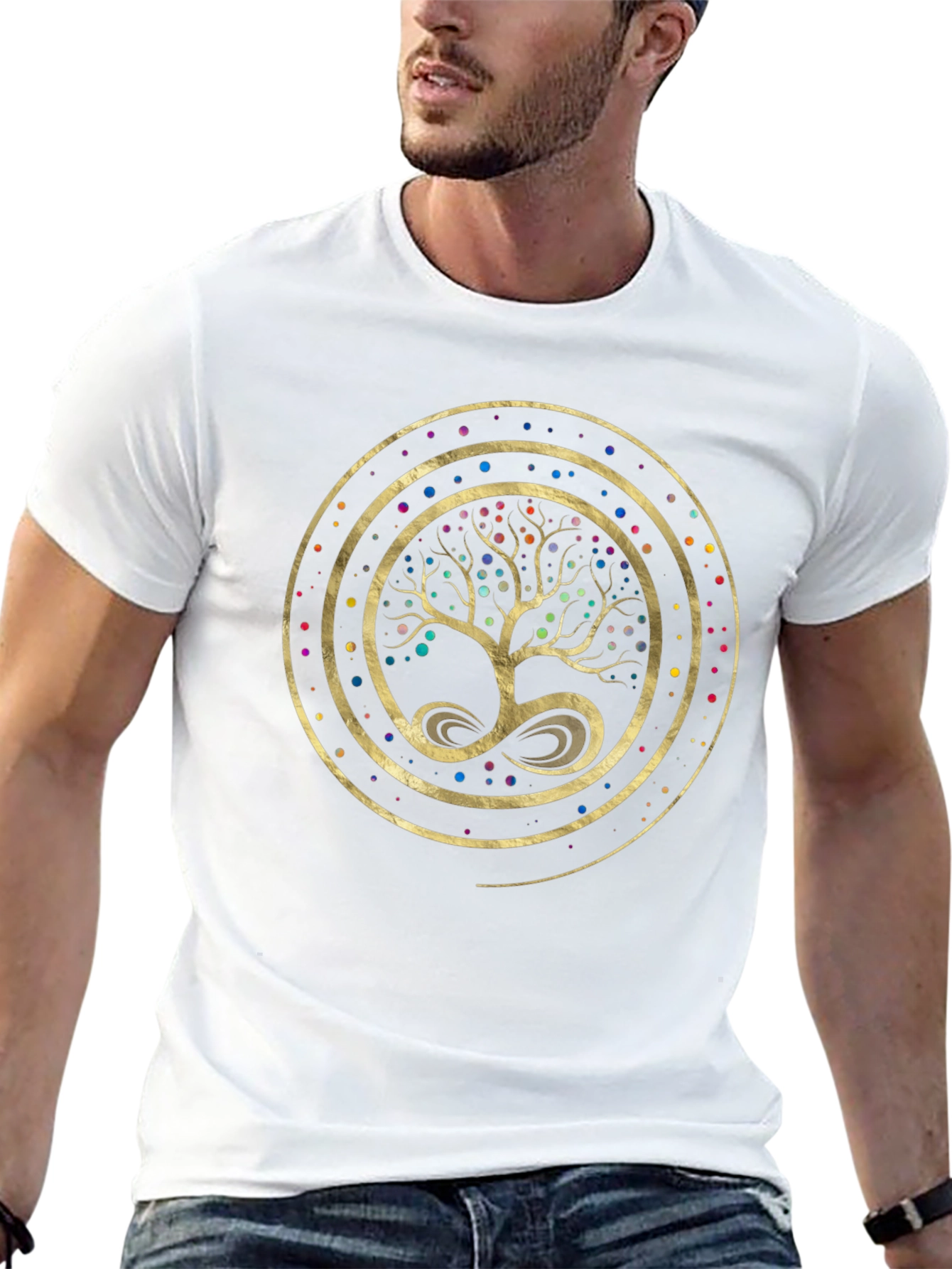 Tree of Life Graphic Tee - Circular Design