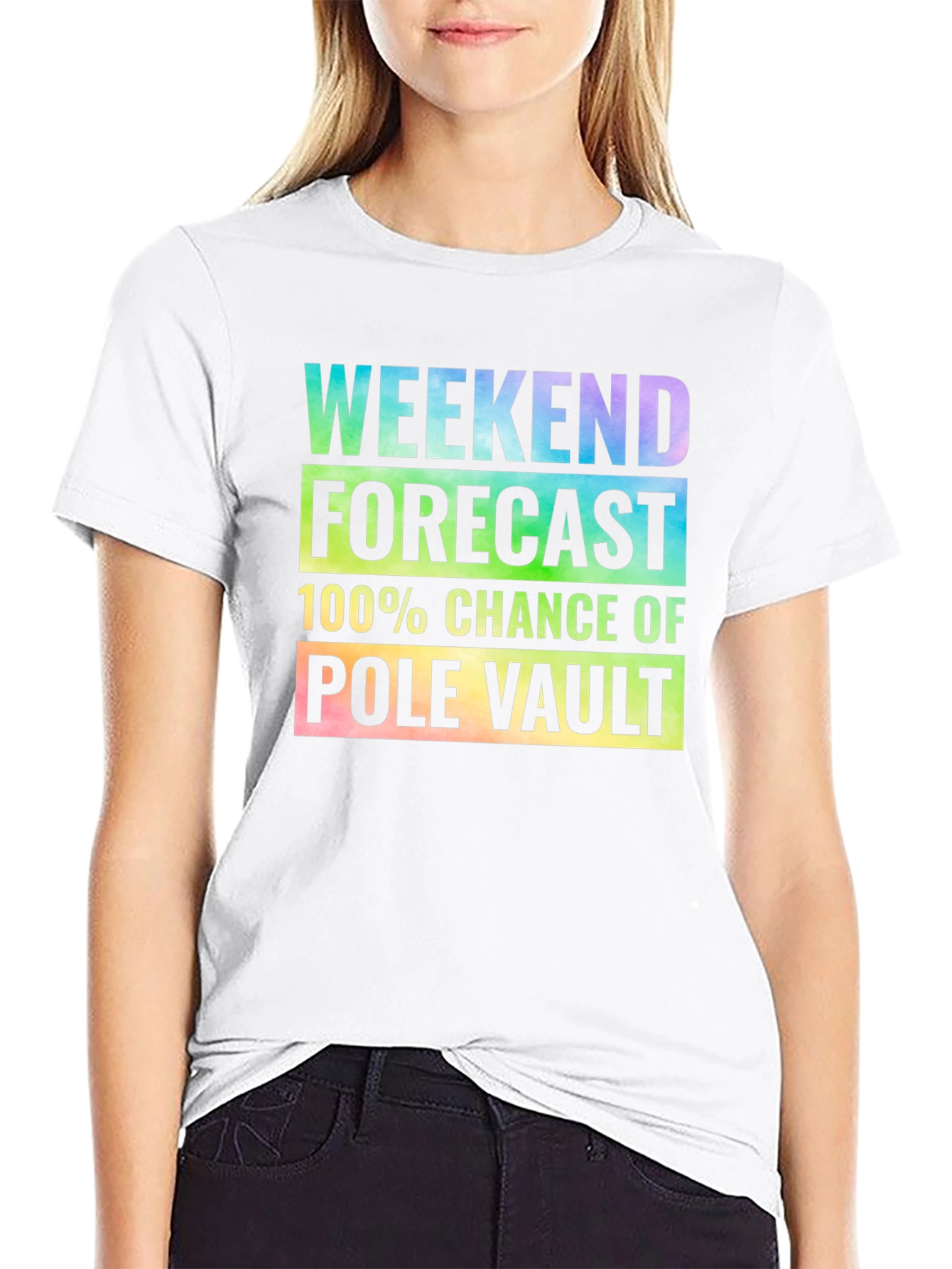 Pole Vault Weekend Forecast T-Shirt