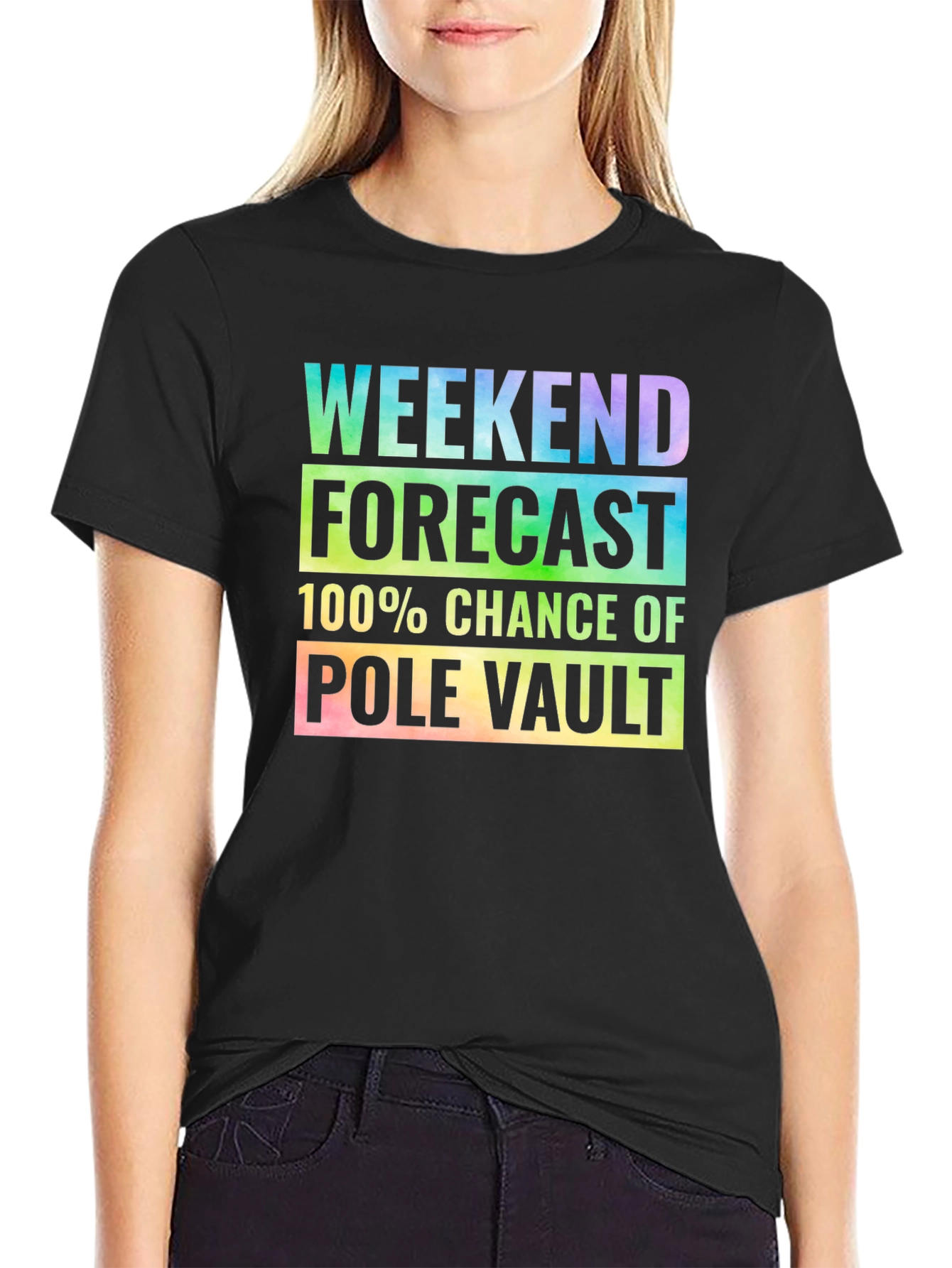 Pole Vault Weekend Forecast T-Shirt