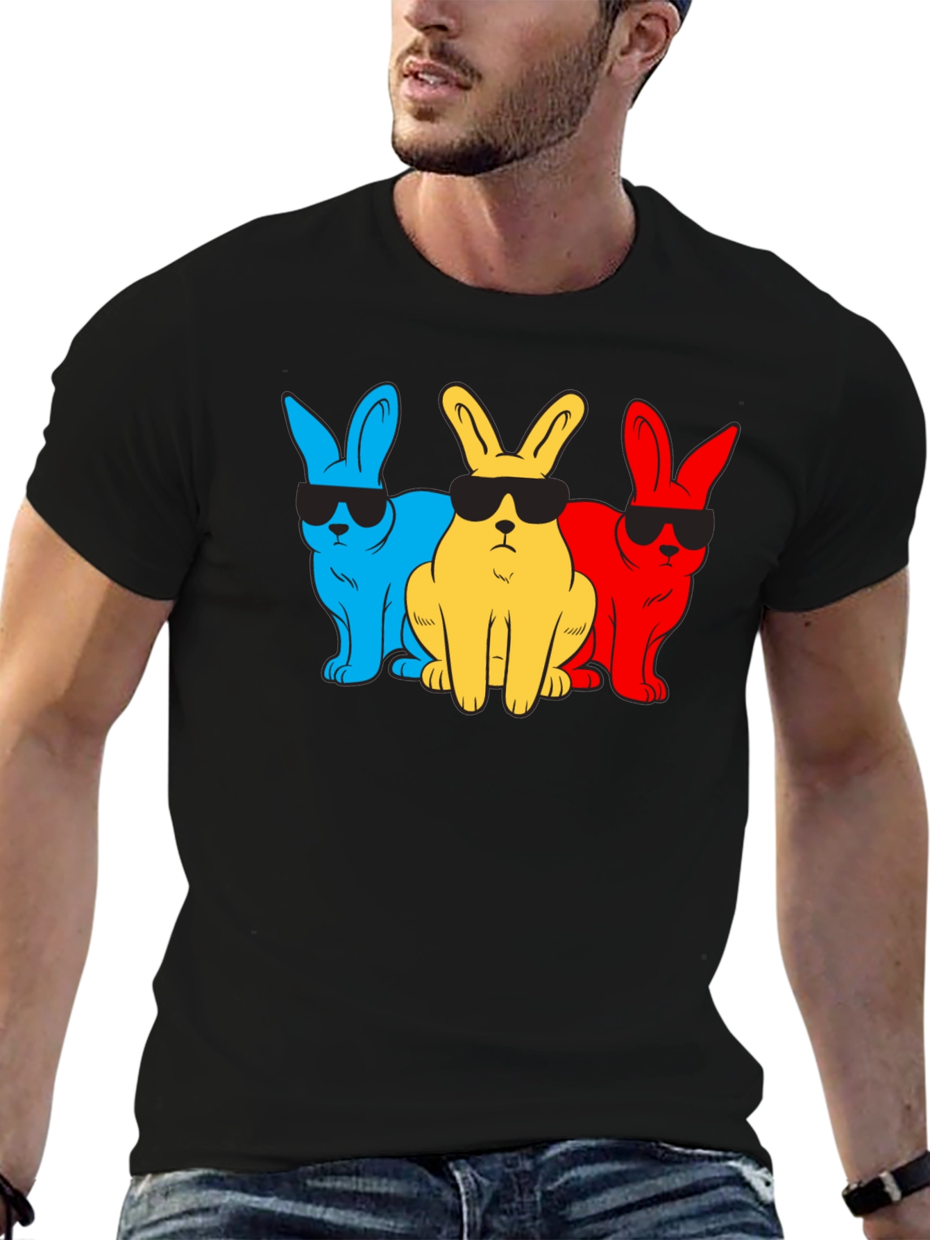 Cool Bunnies T-Shirt - Fun Graphic Tee