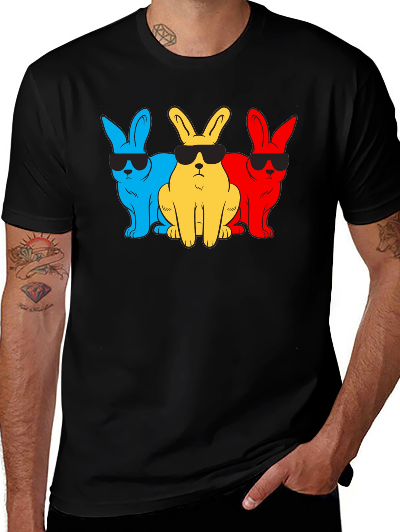 Cool Bunnies T-Shirt - Fun Graphic Tee