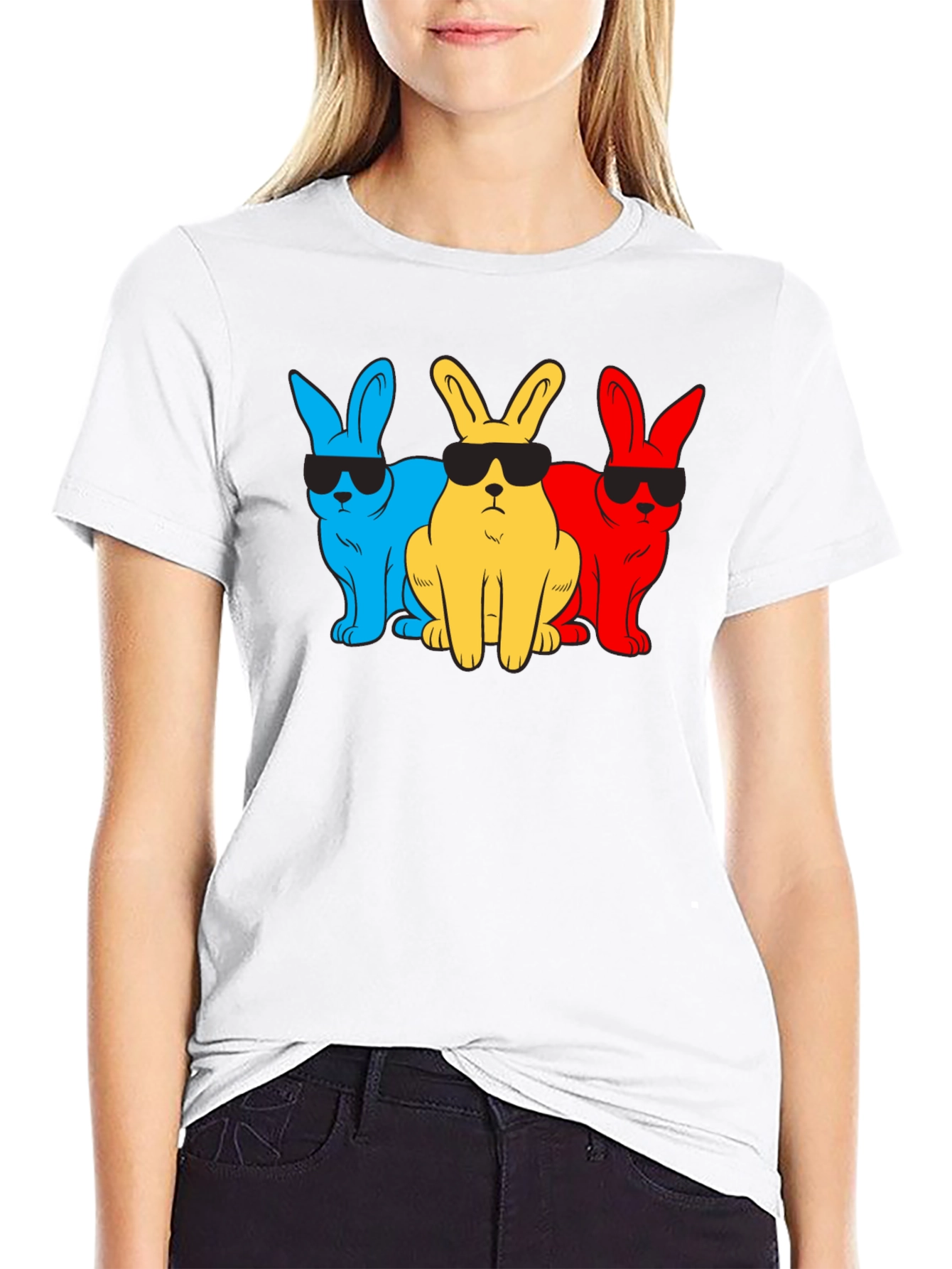Cool Bunnies T-Shirt - Fun Graphic Tee