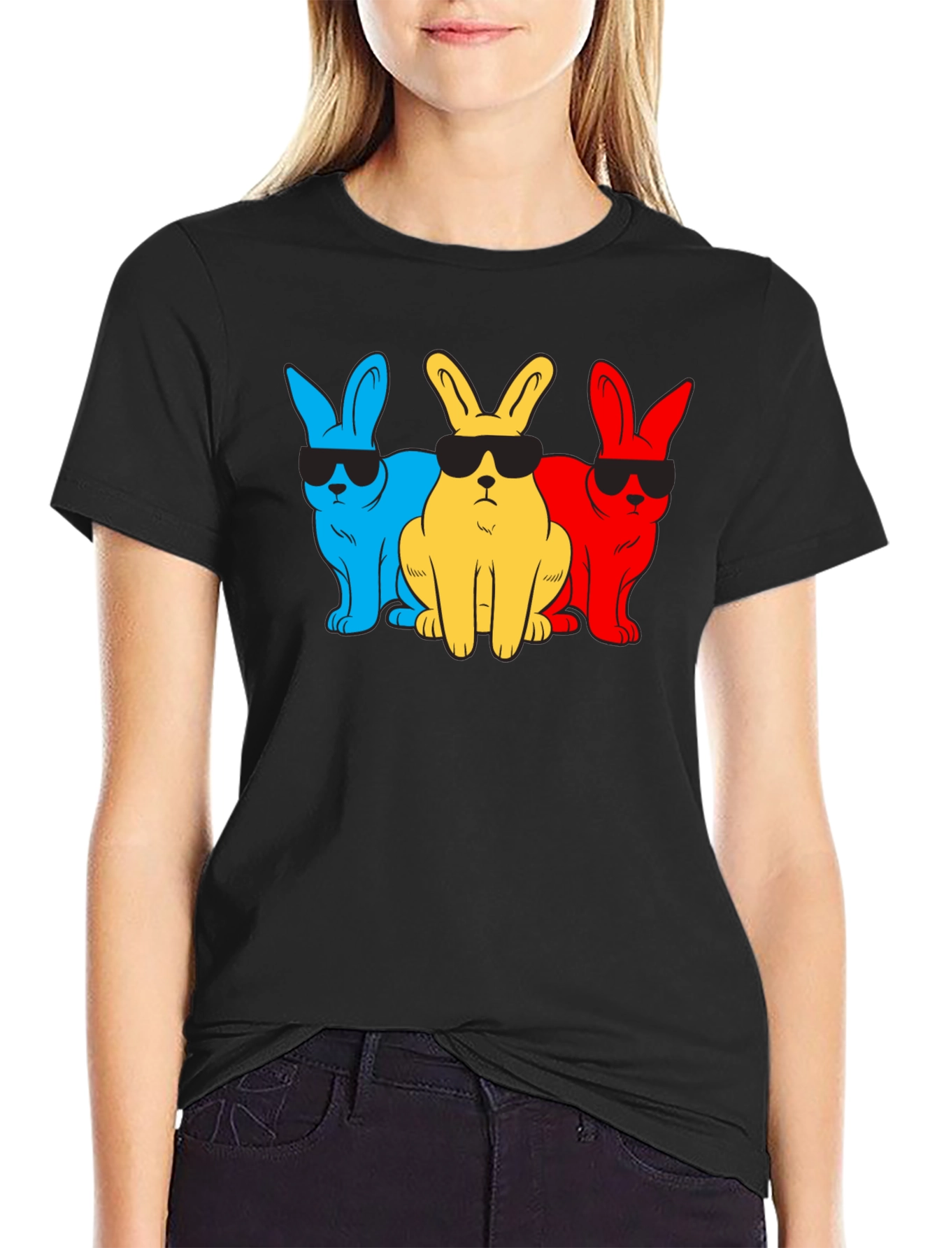 Cool Bunnies T-Shirt - Fun Graphic Tee