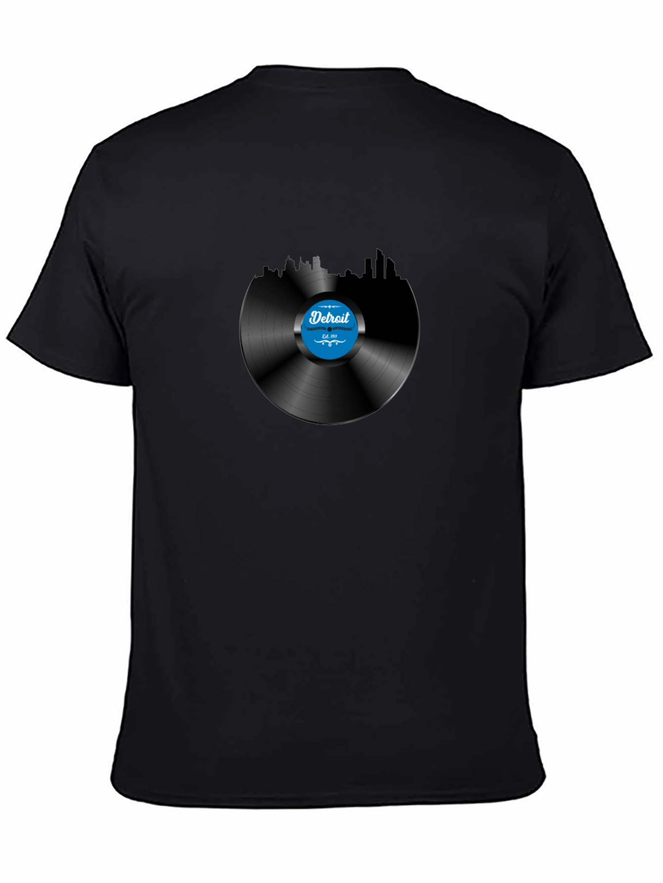Detroit Vinyl Record Graphic Tee