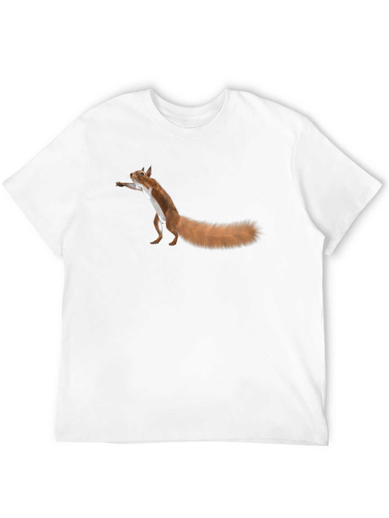 Squirrel Graphic Tee - Fun Black T-Shirt