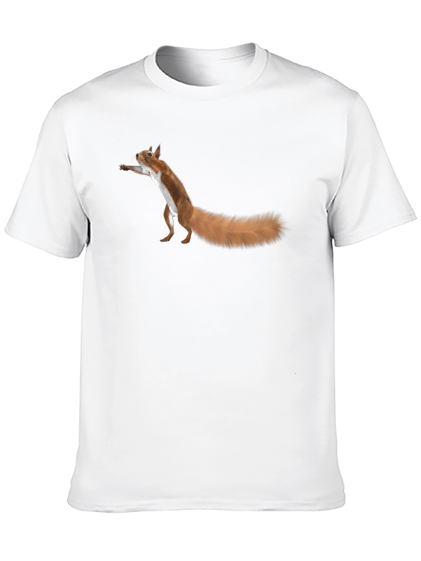 Squirrel Graphic Tee - Fun Black T-Shirt