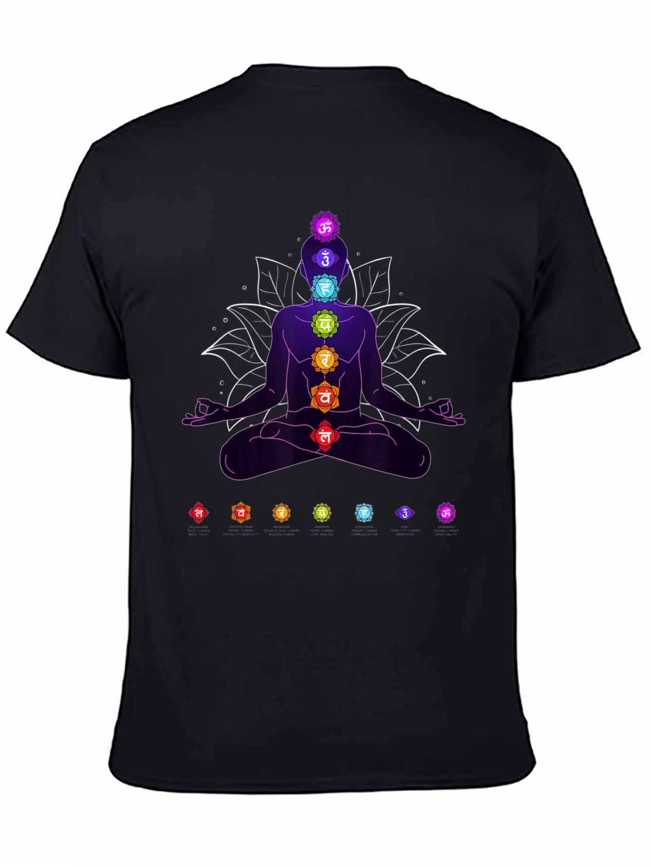 Chakra Meditation T-Shirt - Spiritual Yoga Tee