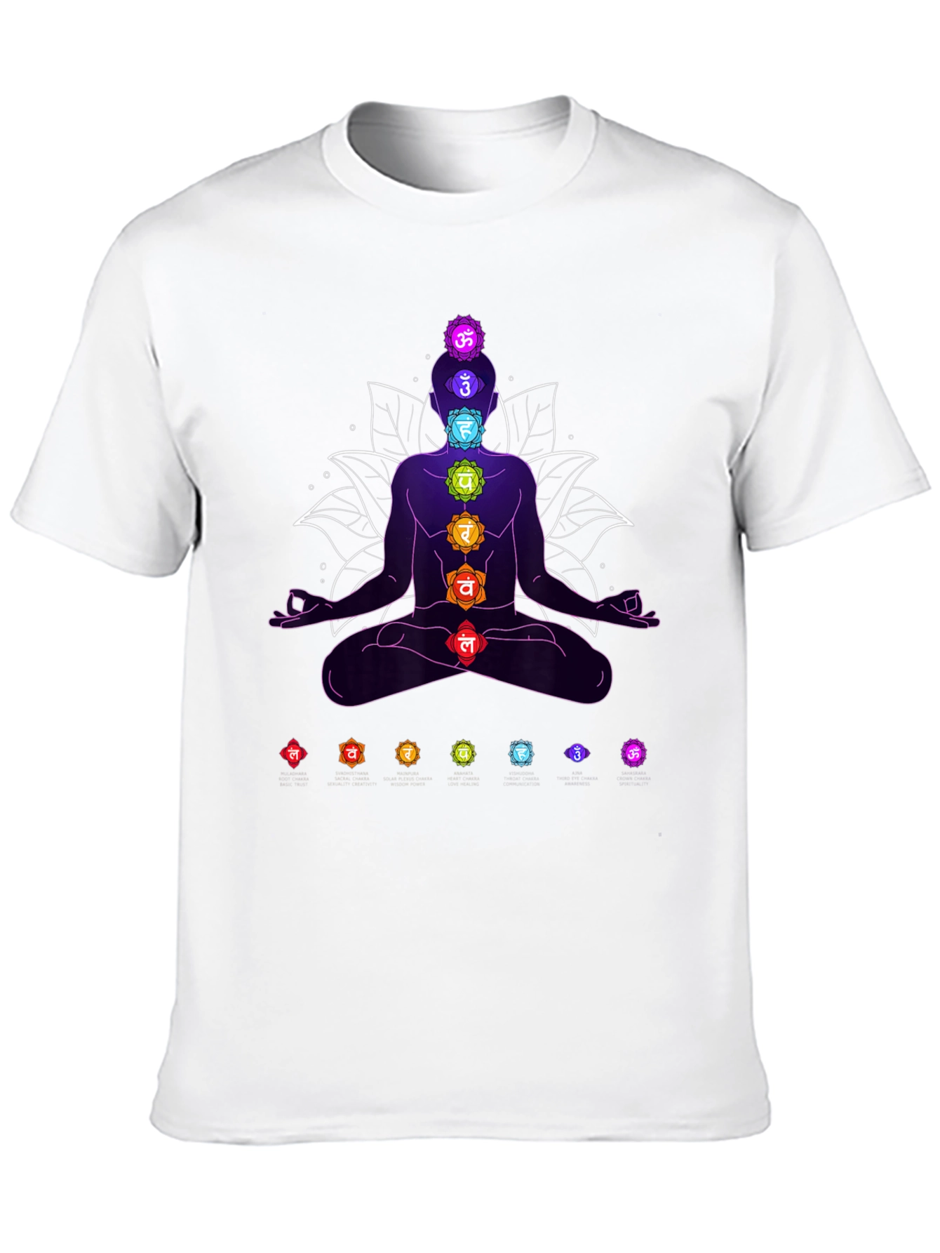 Chakra Meditation T-Shirt - Spiritual Yoga Tee