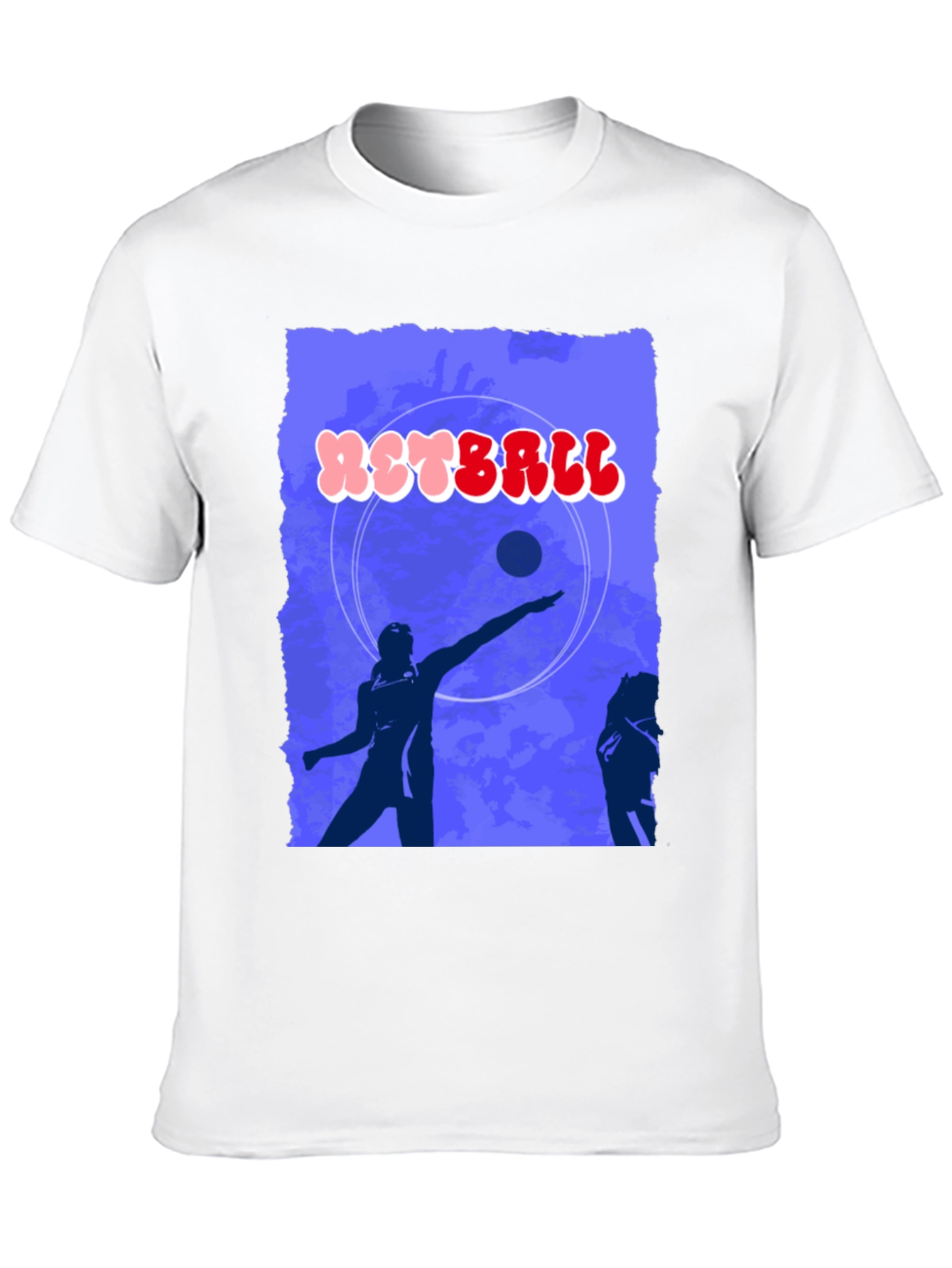 Netball Player Graphic Tee - Stylish Sportswear