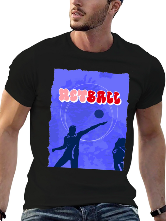 Netball Player Graphic Tee - Stylish Sportswear