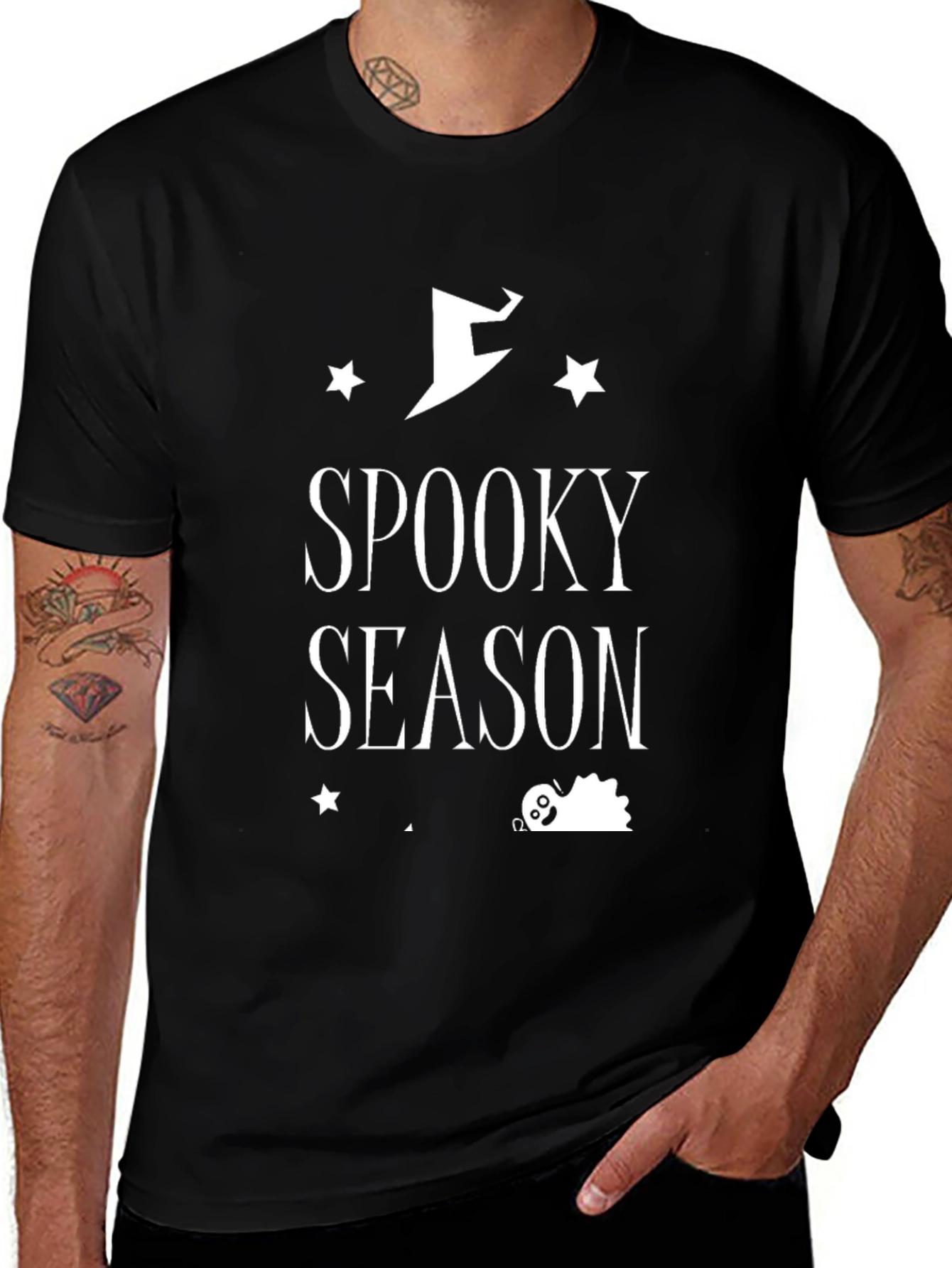 Spooky Season Black T-Shirt