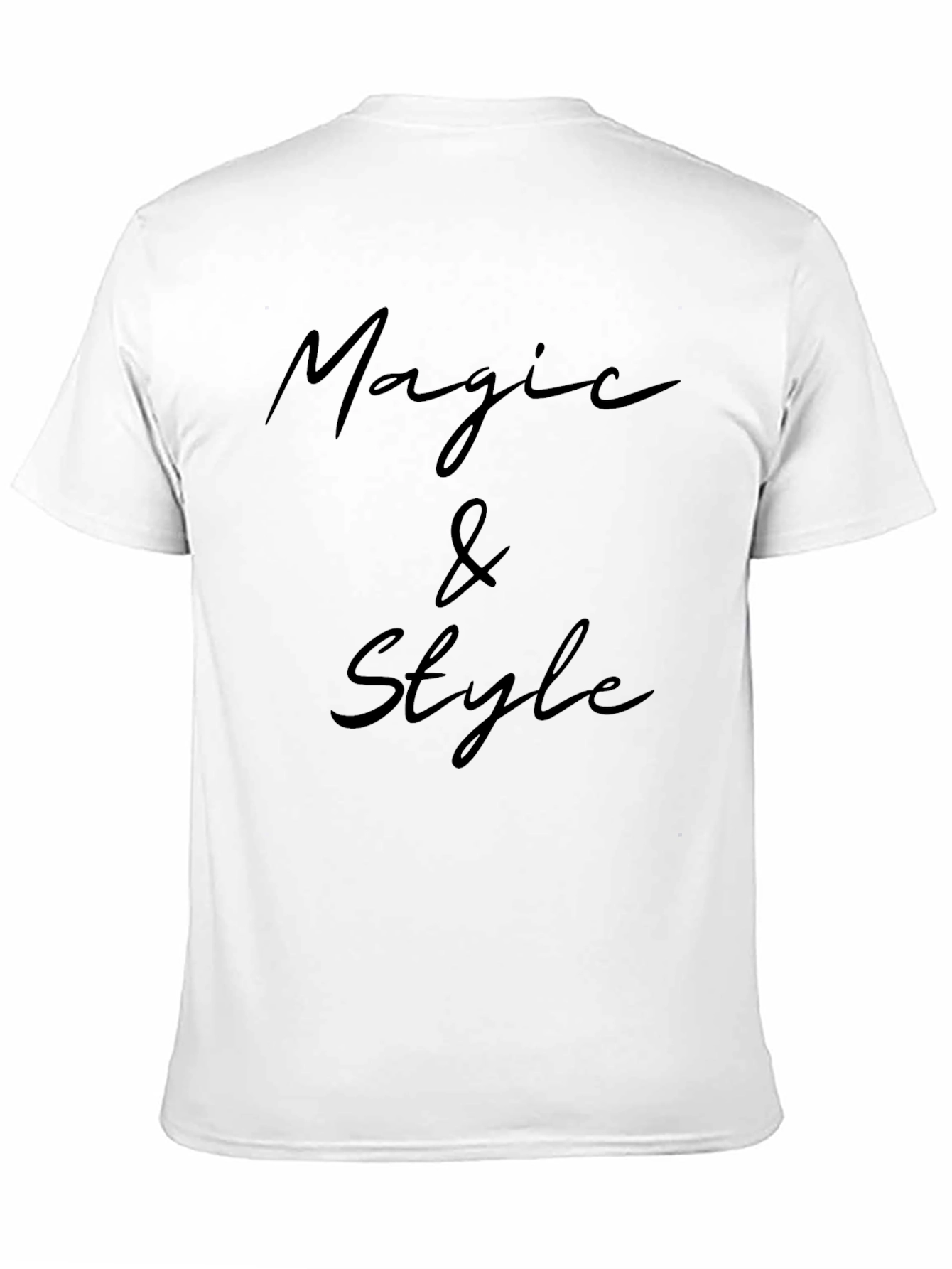Magic & Style Black Graphic Tee