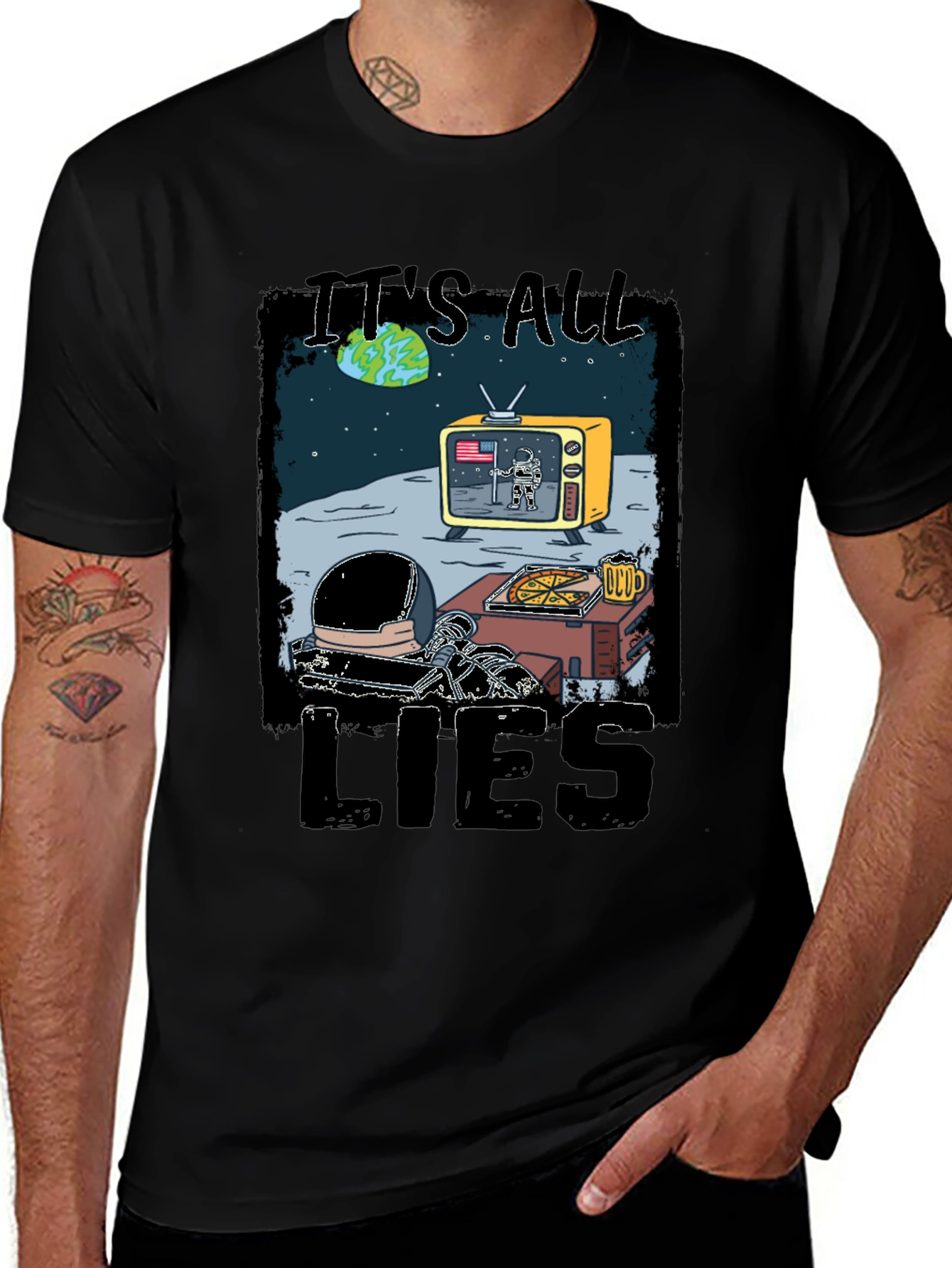 Its All Lies Conspiracy T-Shirt
