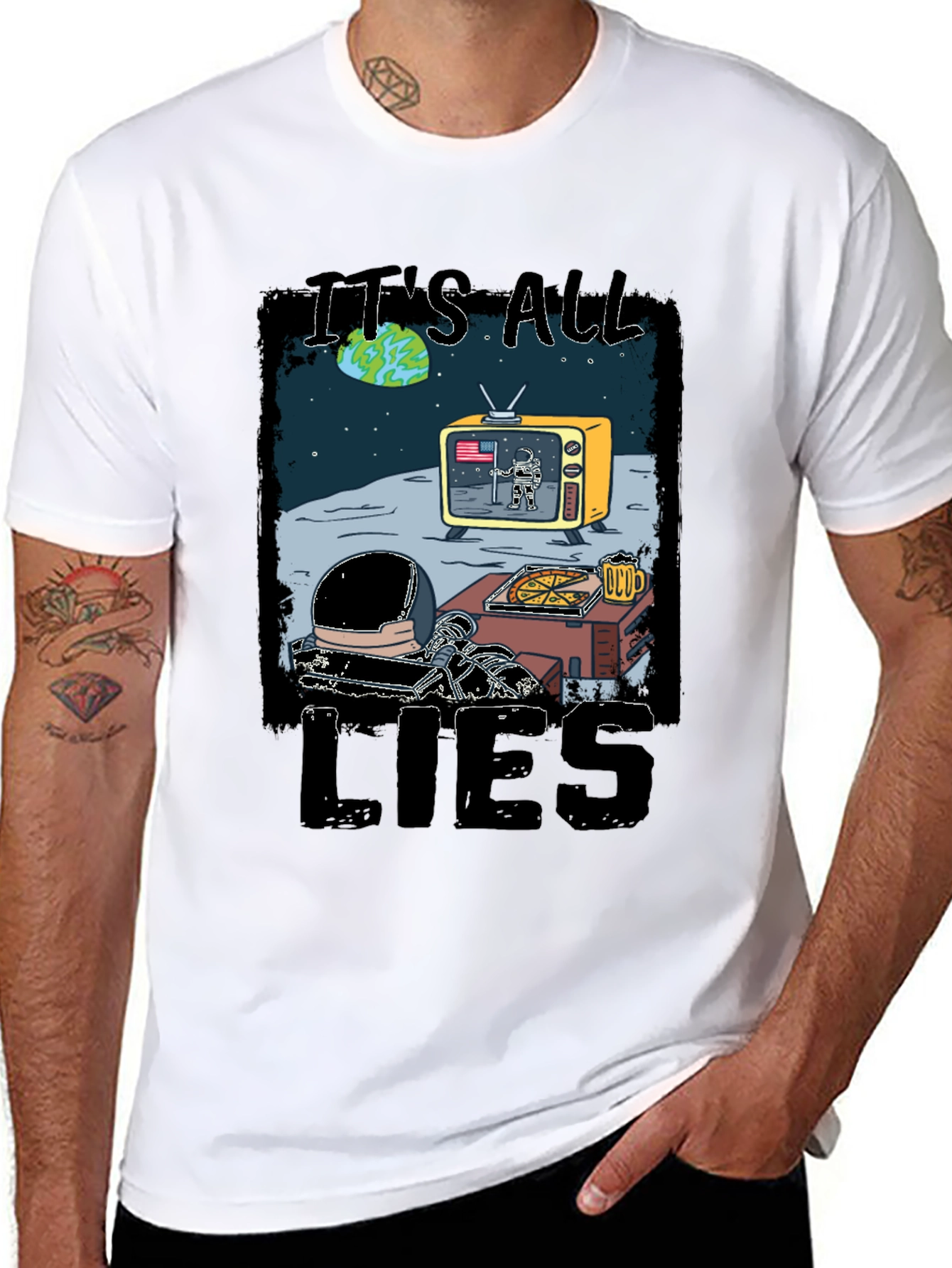 Its All Lies Conspiracy T-Shirt