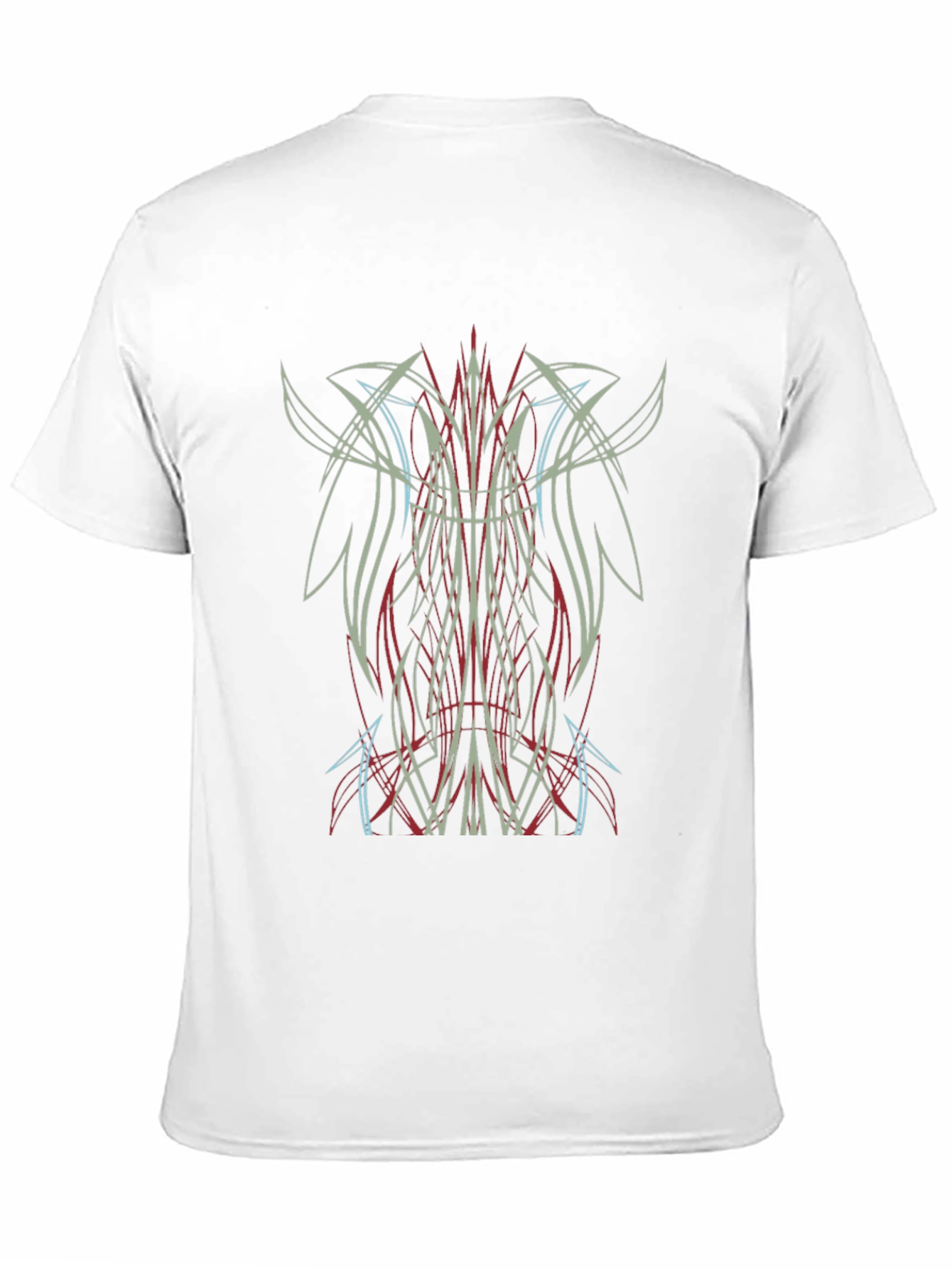 Cool Pinstripe Graphic Tee - Black