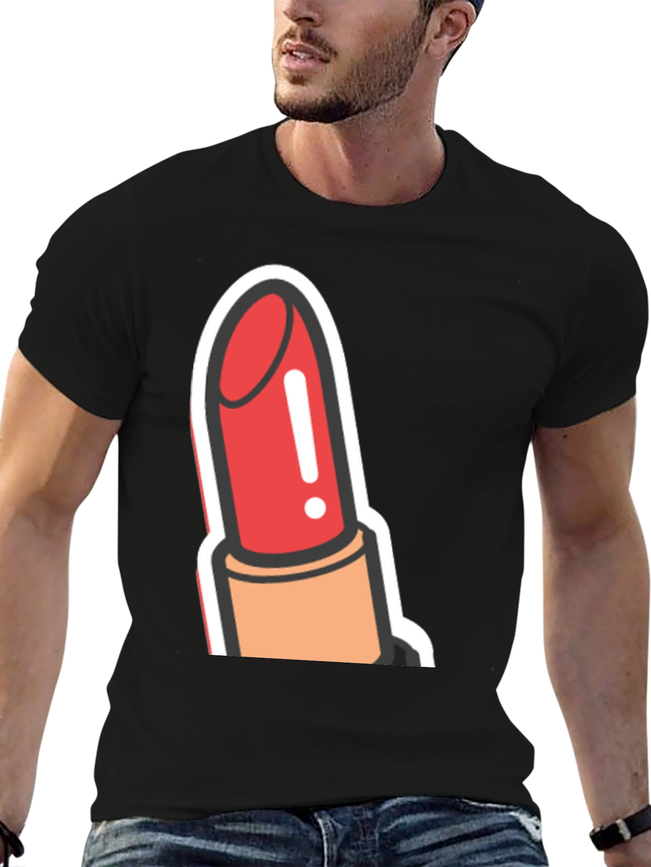 Lipstick Graphic Tee - Bold & Stylish