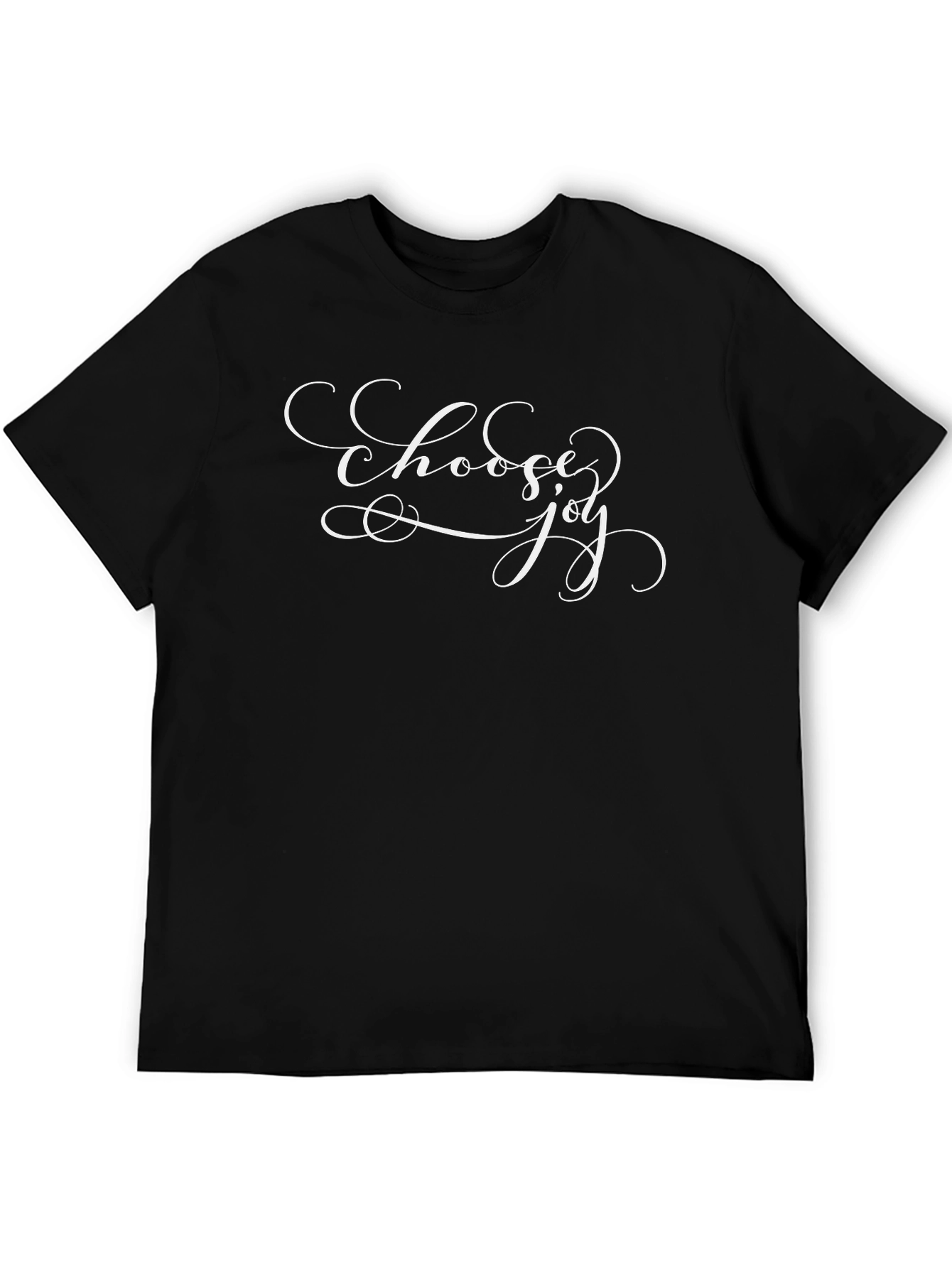 Choose Joy Graphic Tee - Black T-Shirt