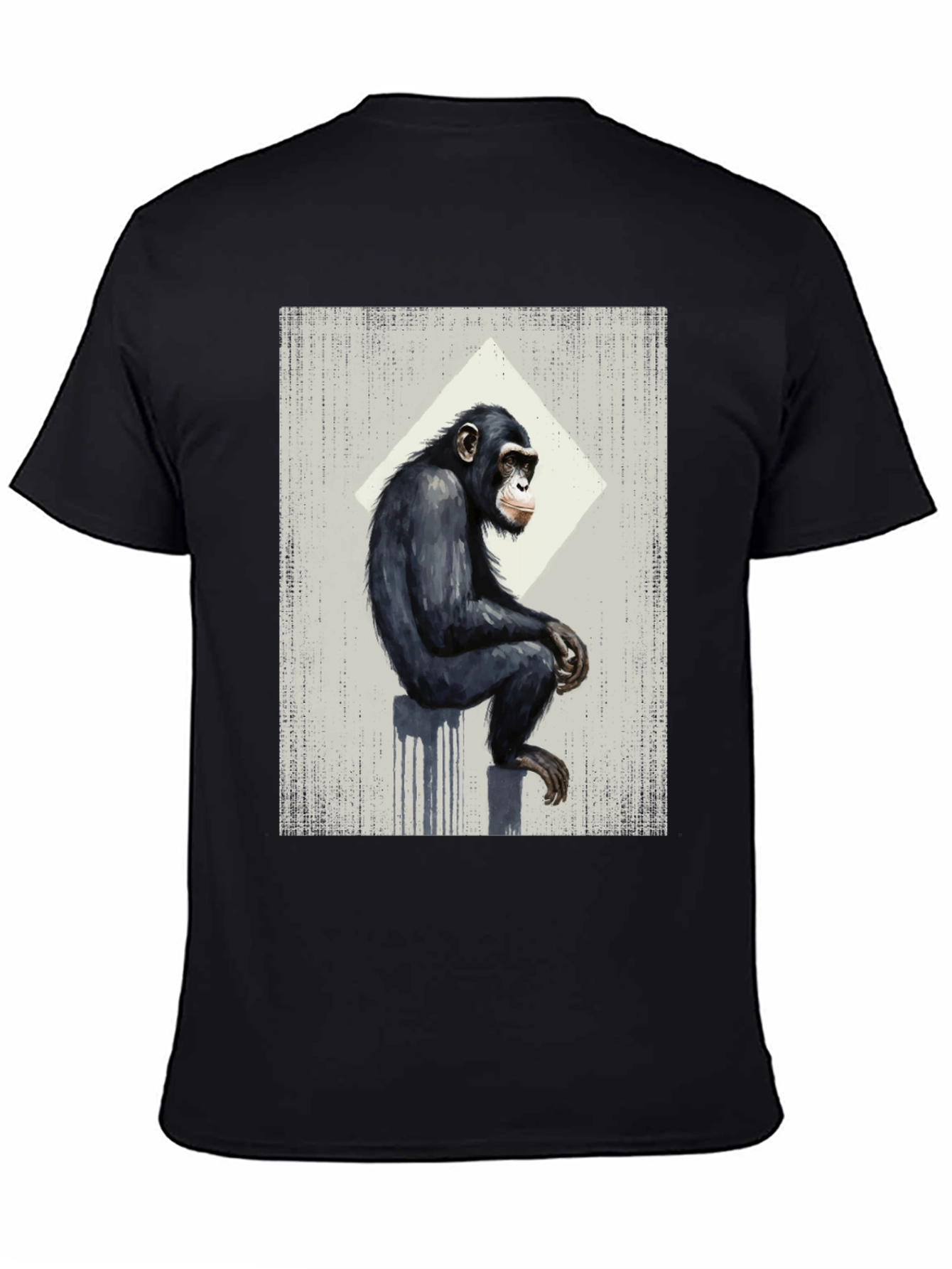 Chimpanzee Art Graphic Tee