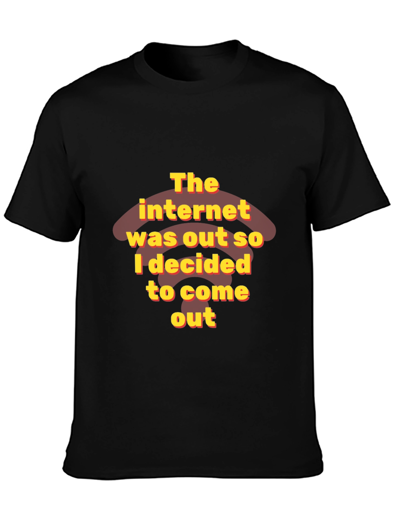 Funny Internet Out Graphic T-Shirt