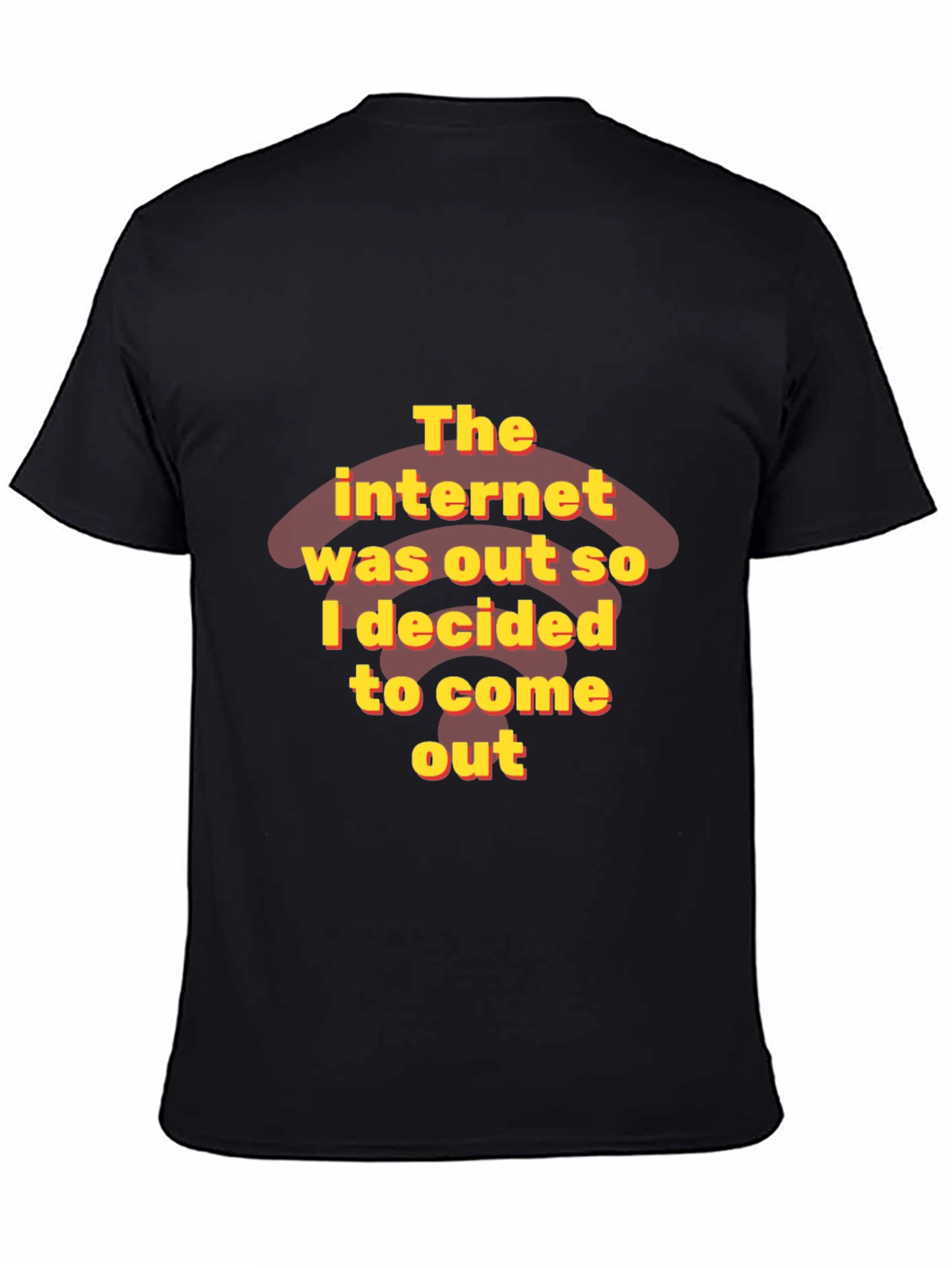 Funny Internet Out Graphic T-Shirt