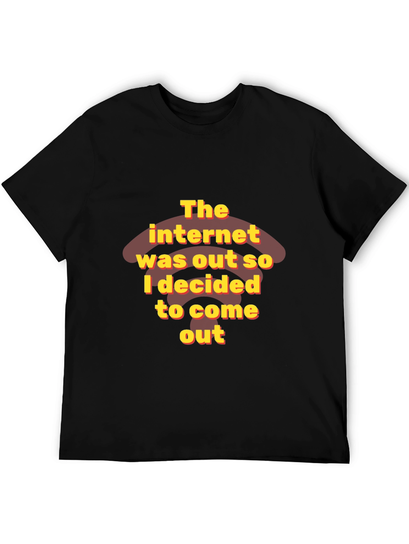 Funny Internet Out Graphic T-Shirt