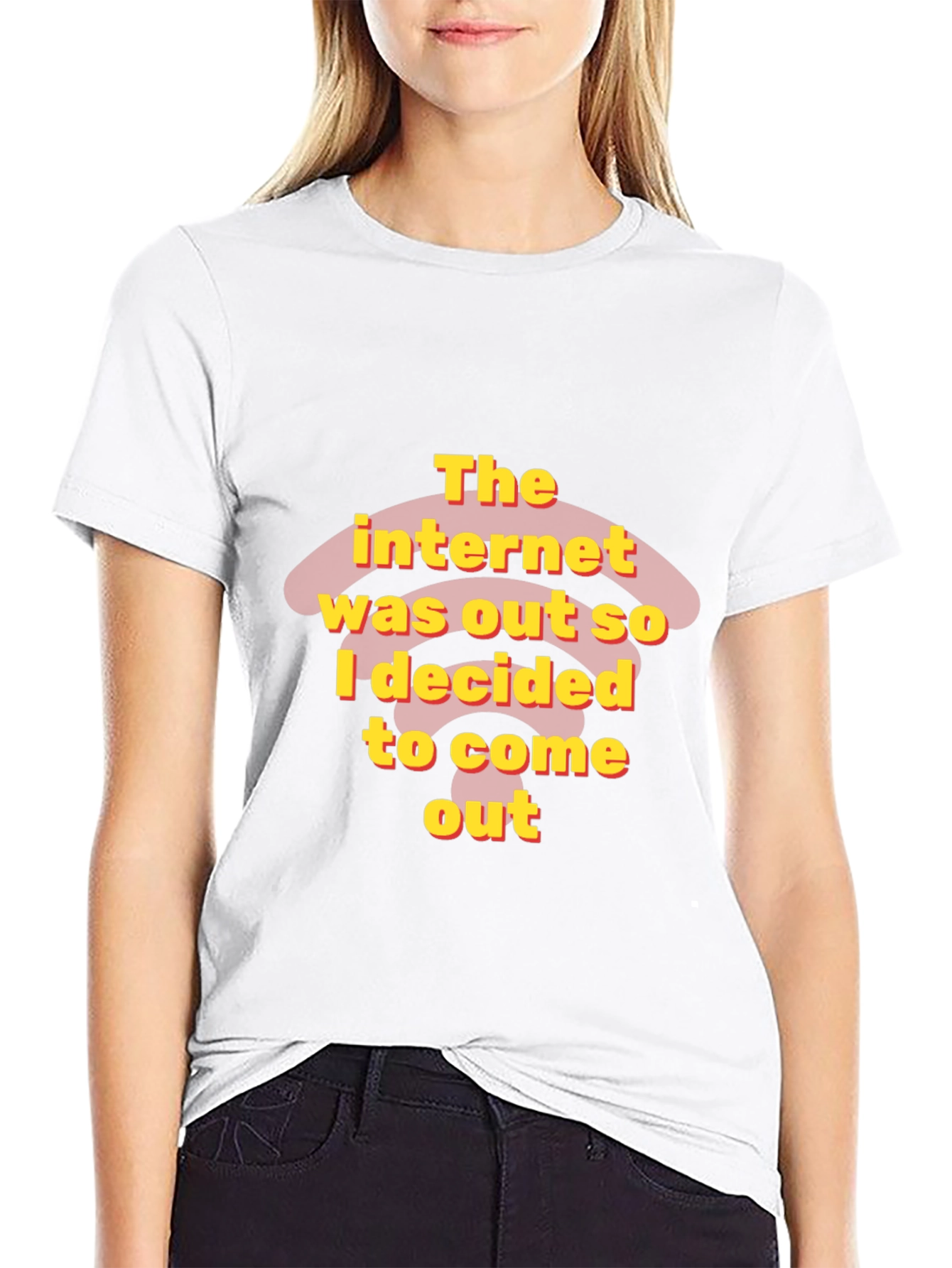 Funny Internet Out Graphic T-Shirt