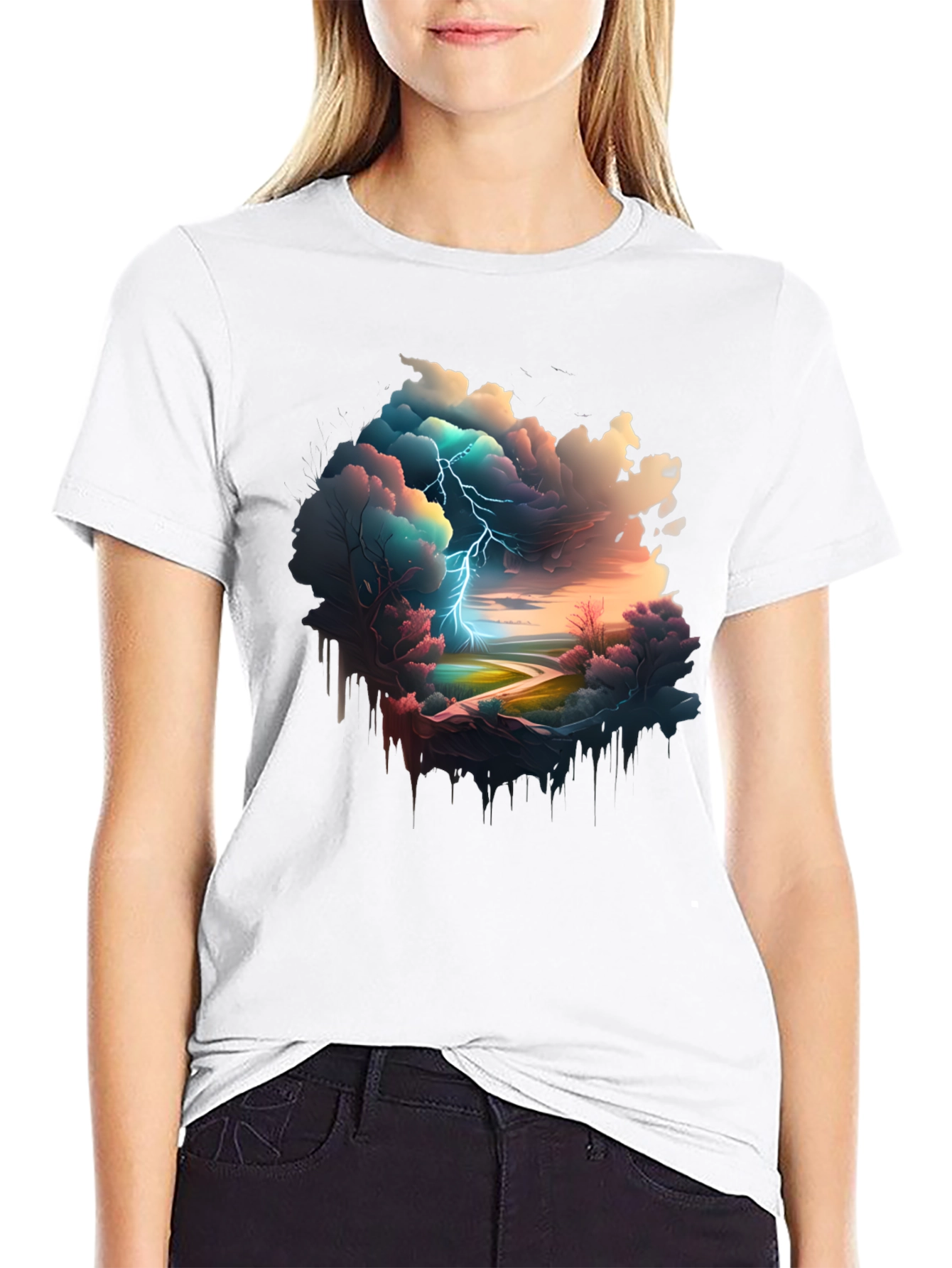 Stormscape Graphic Tee - Unique Design