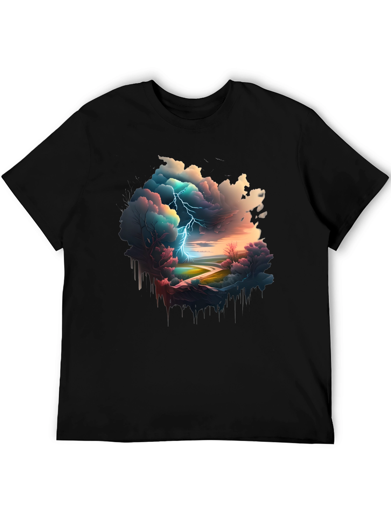 Stormscape Graphic Tee - Unique Design