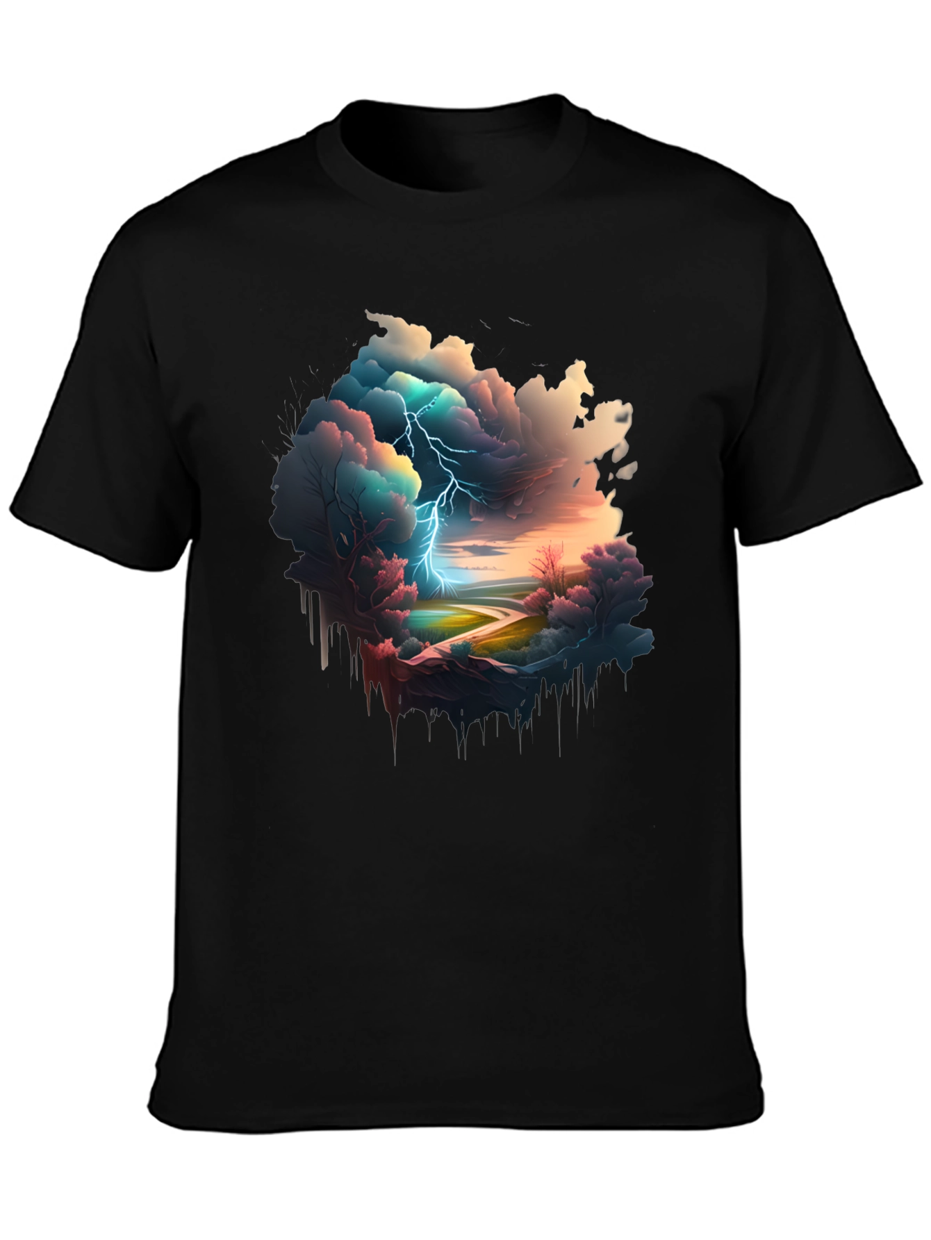 Stormscape Graphic Tee - Unique Design
