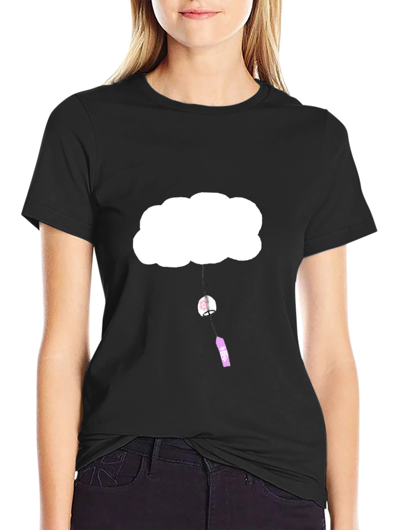 Cloud & Wind Chime Graphic Tee