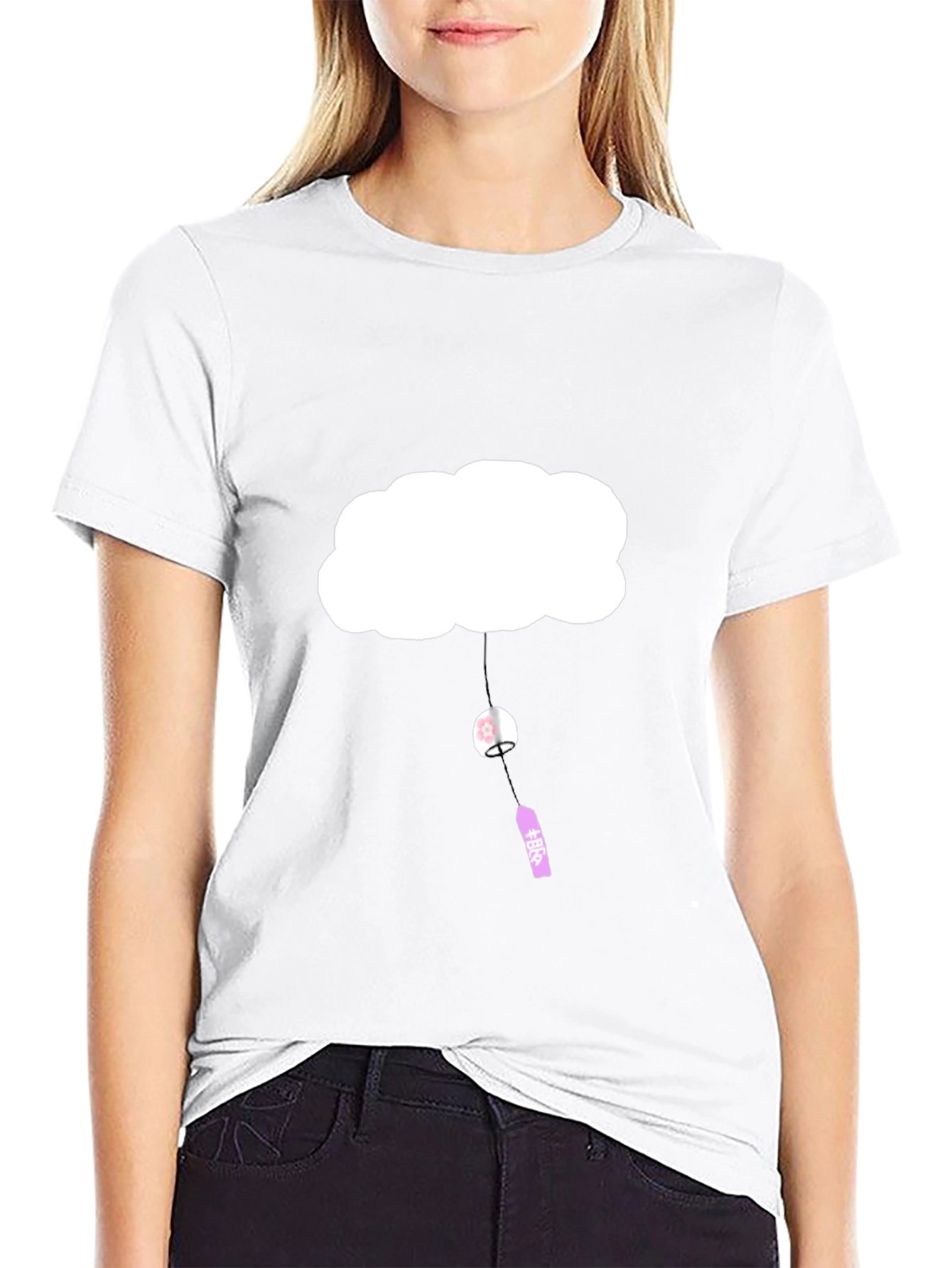 Cloud & Wind Chime Graphic Tee