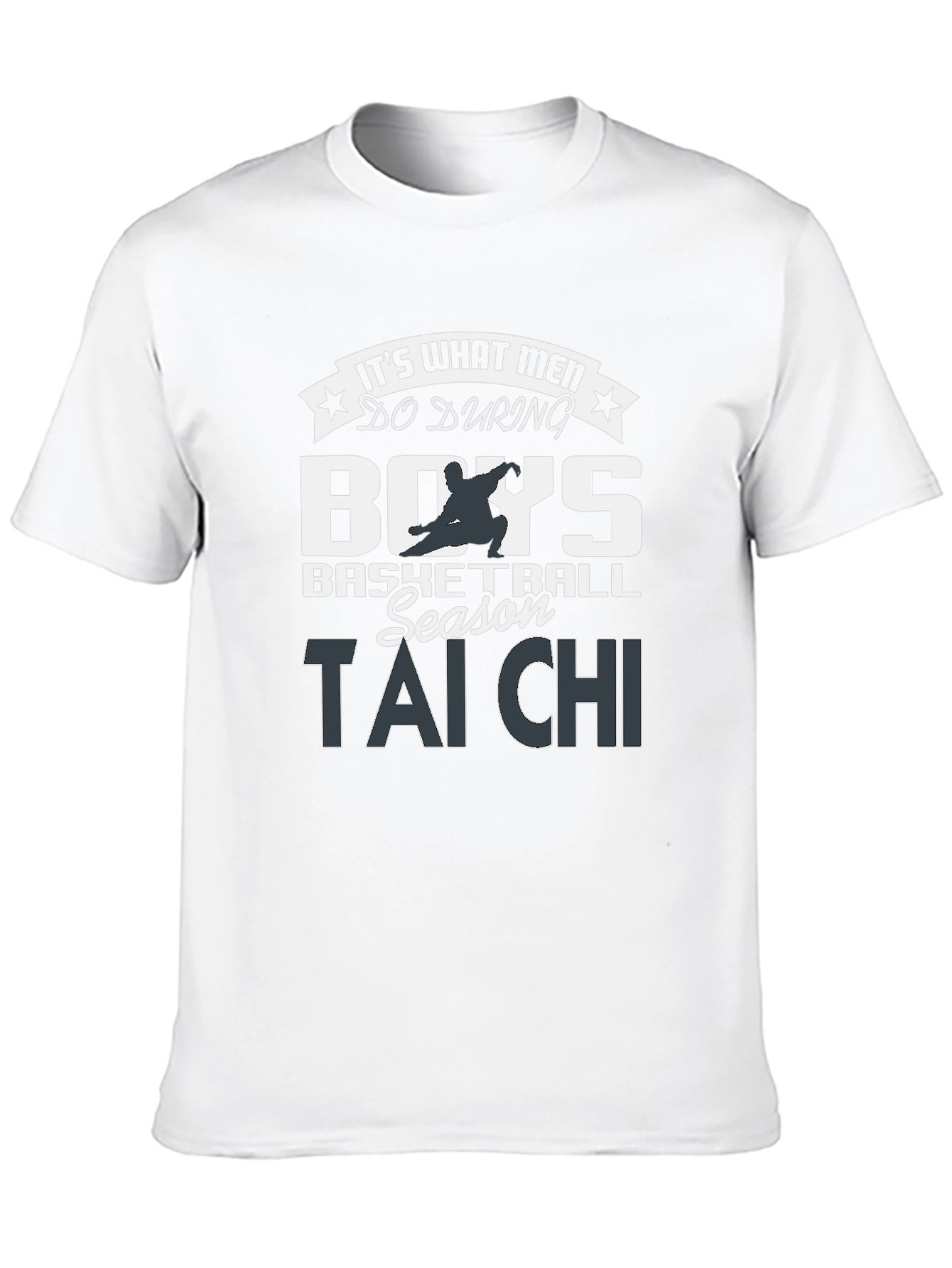 Mens Tai Chi Graphic Tee - Basketball Season