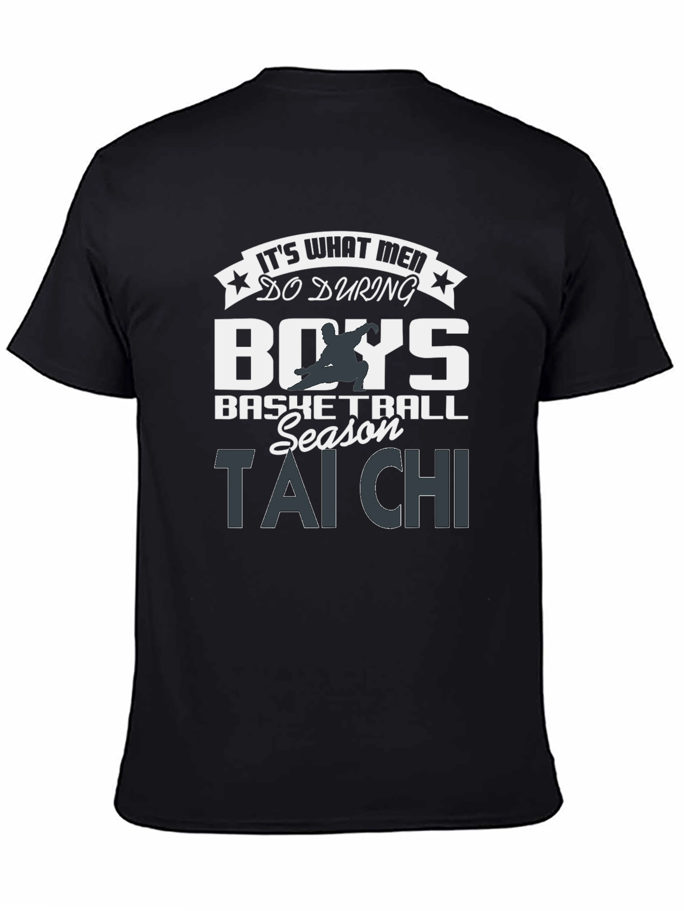 Mens Tai Chi Graphic Tee - Basketball Season