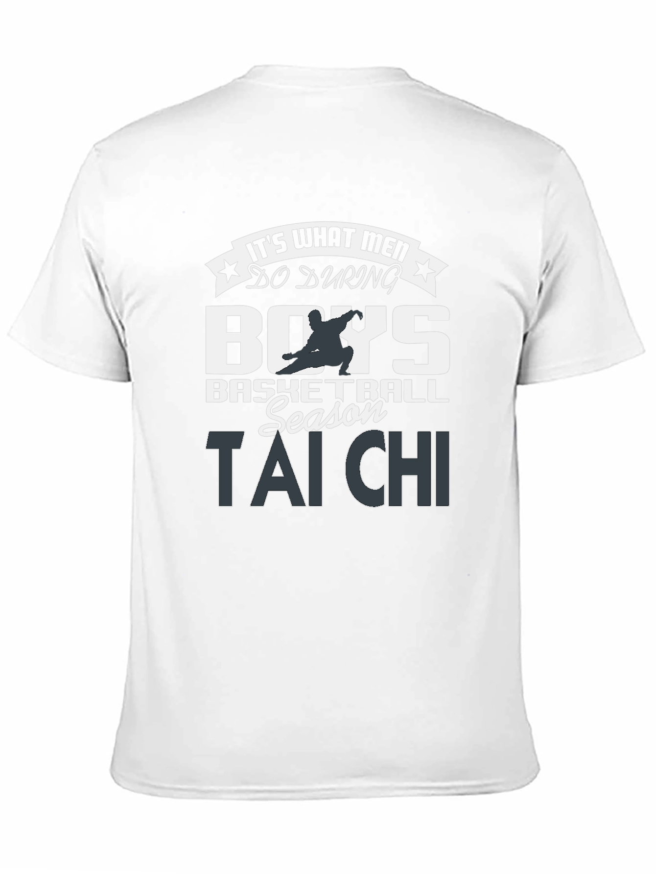 Mens Tai Chi Graphic Tee - Basketball Season