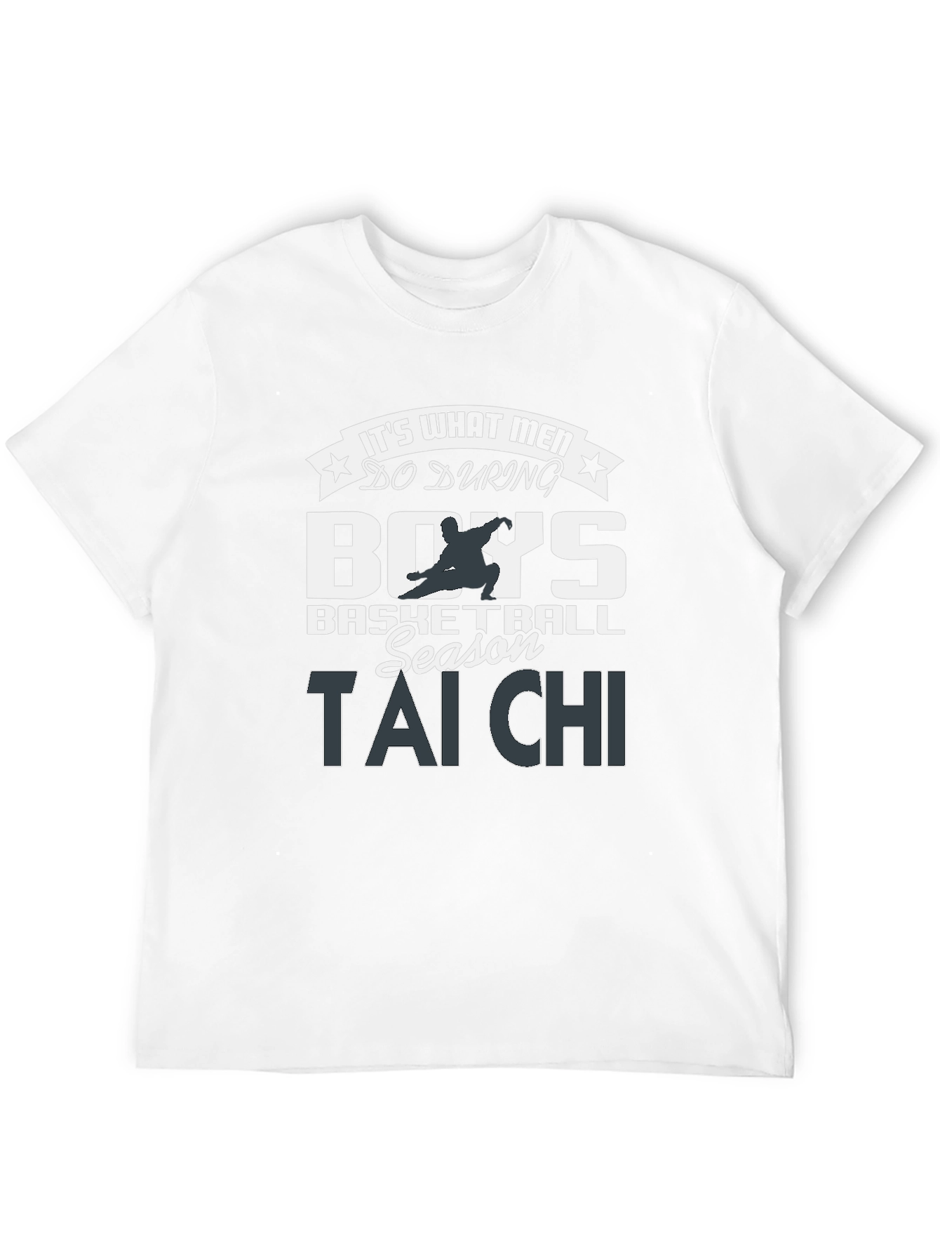 Mens Tai Chi Graphic Tee - Basketball Season