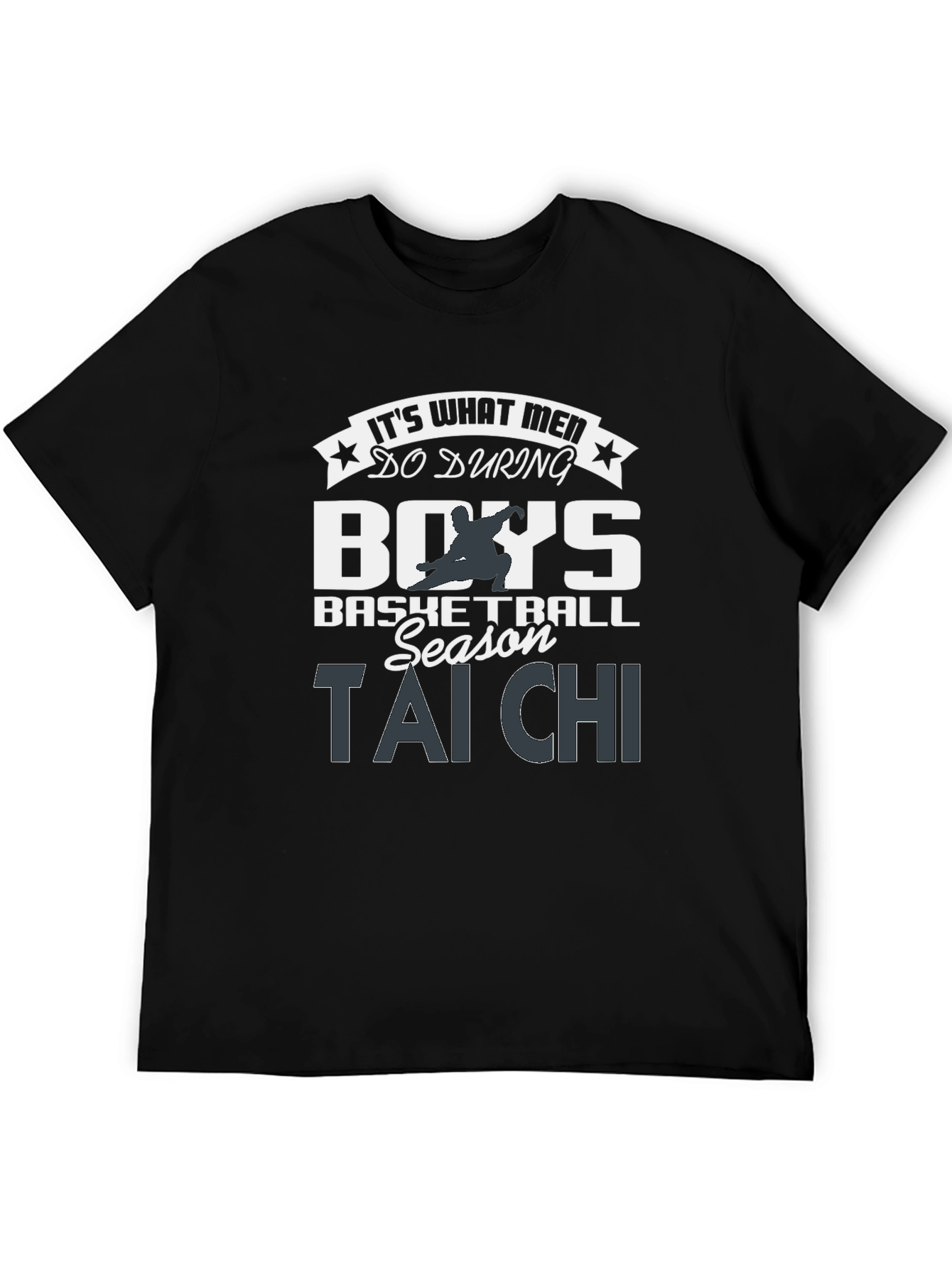 Mens Tai Chi Graphic Tee - Basketball Season
