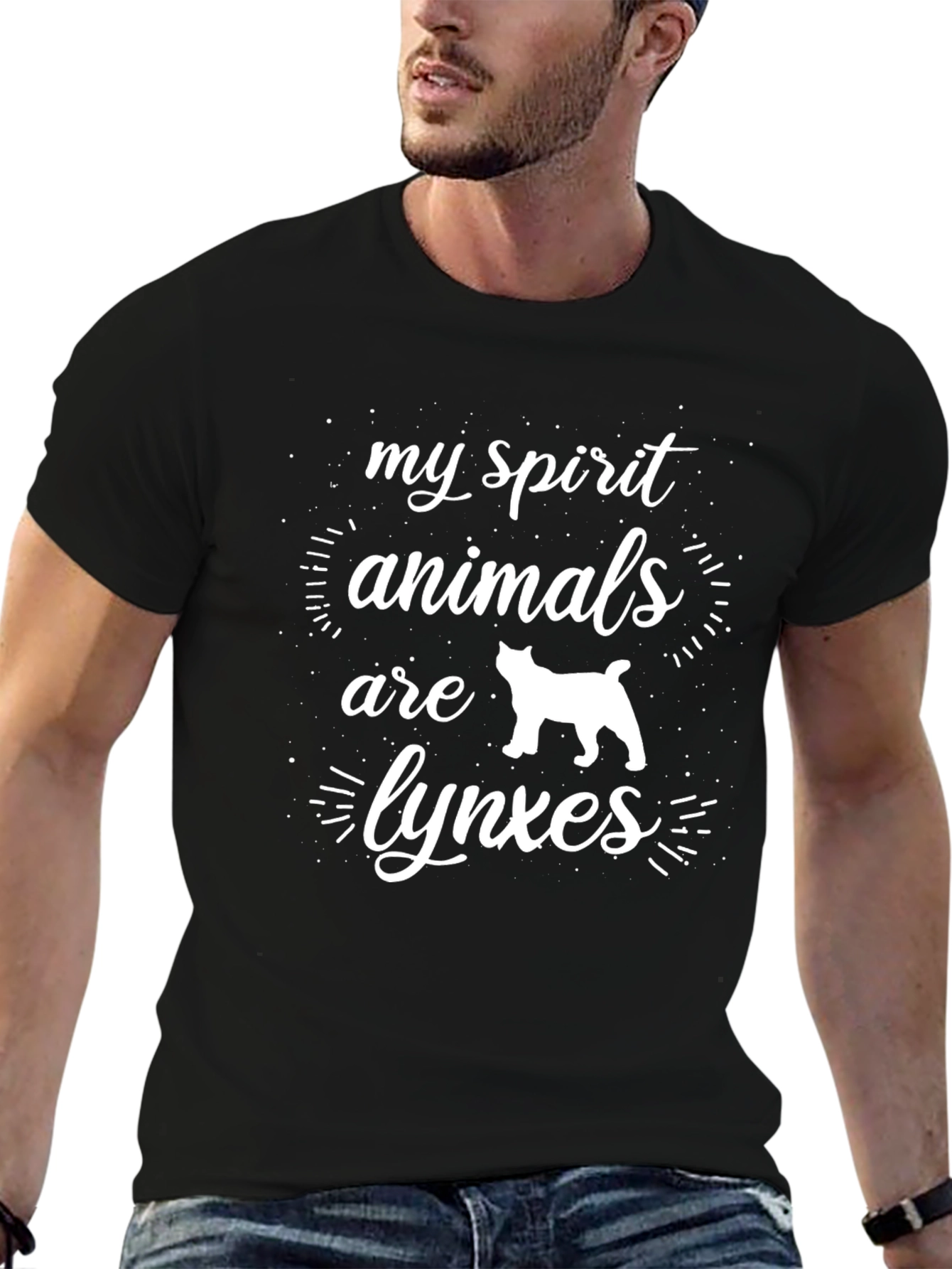 My Spirit Animals Are Lynxes Graphic Tee