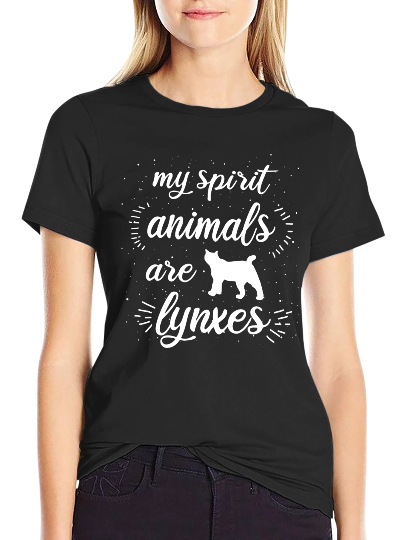 My Spirit Animals Are Lynxes Graphic Tee
