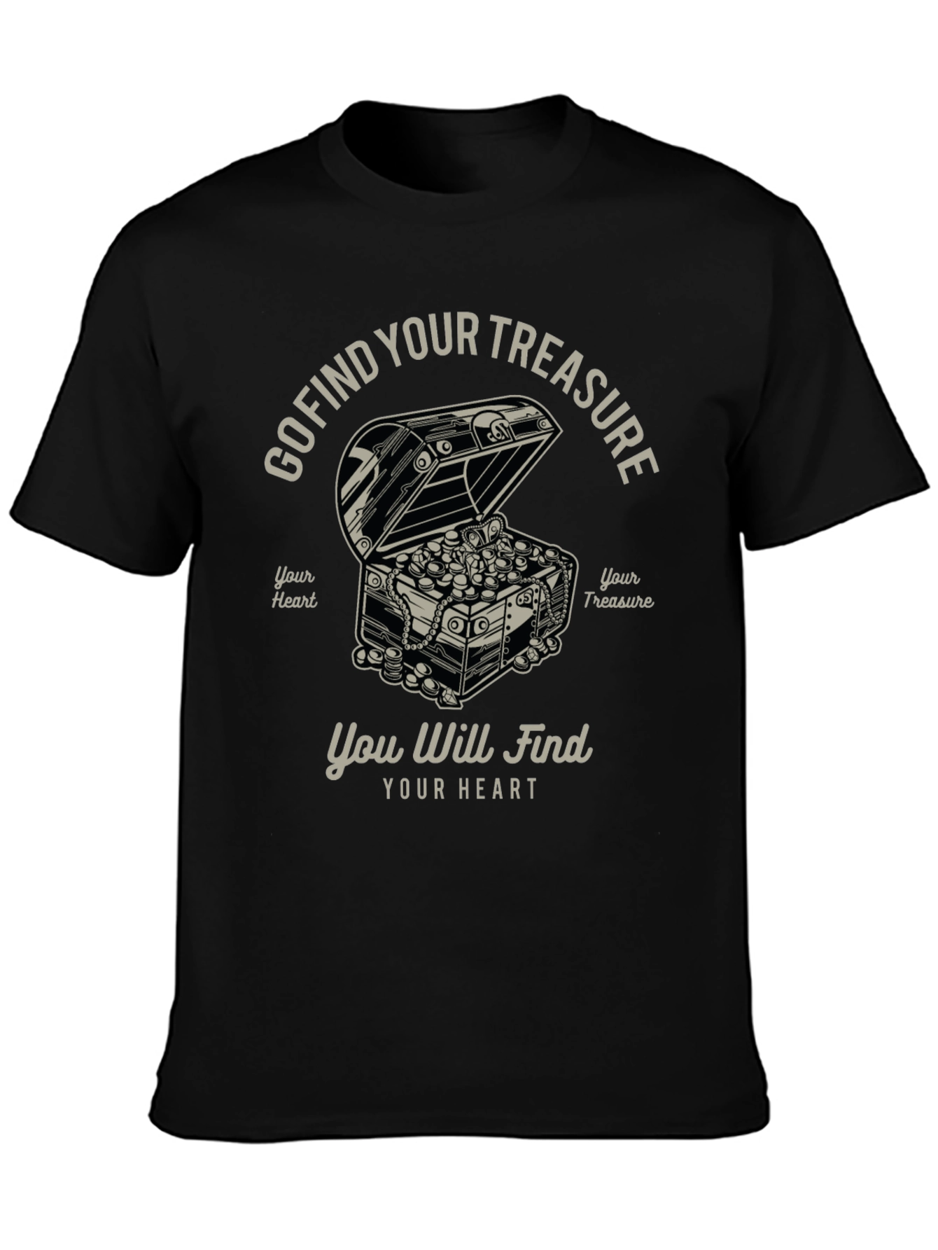 Treasure Hunt Graphic Tee: Go Find Your Treasure