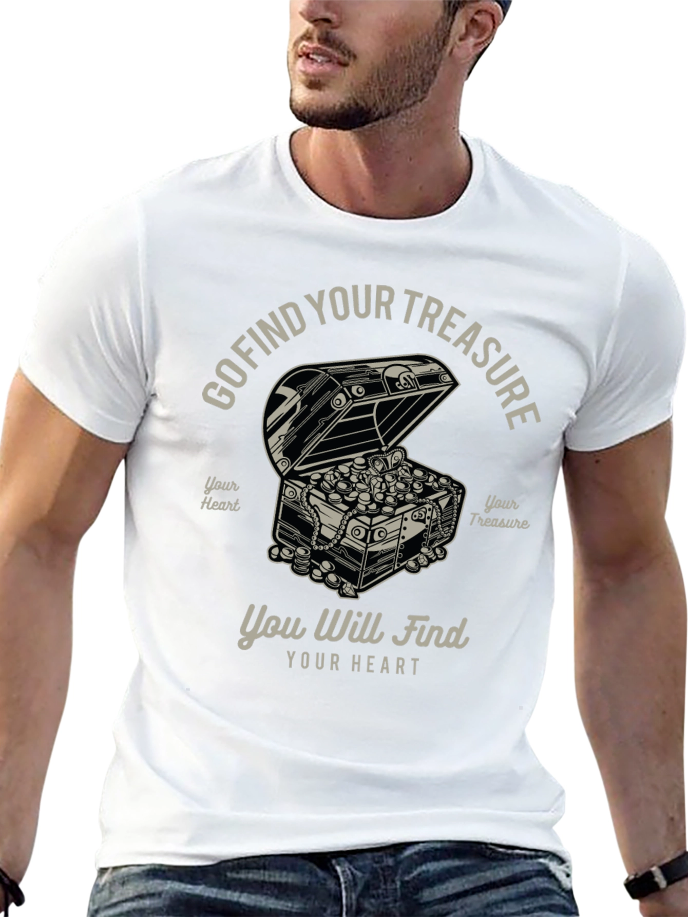 Treasure Hunt Graphic Tee: Go Find Your Treasure