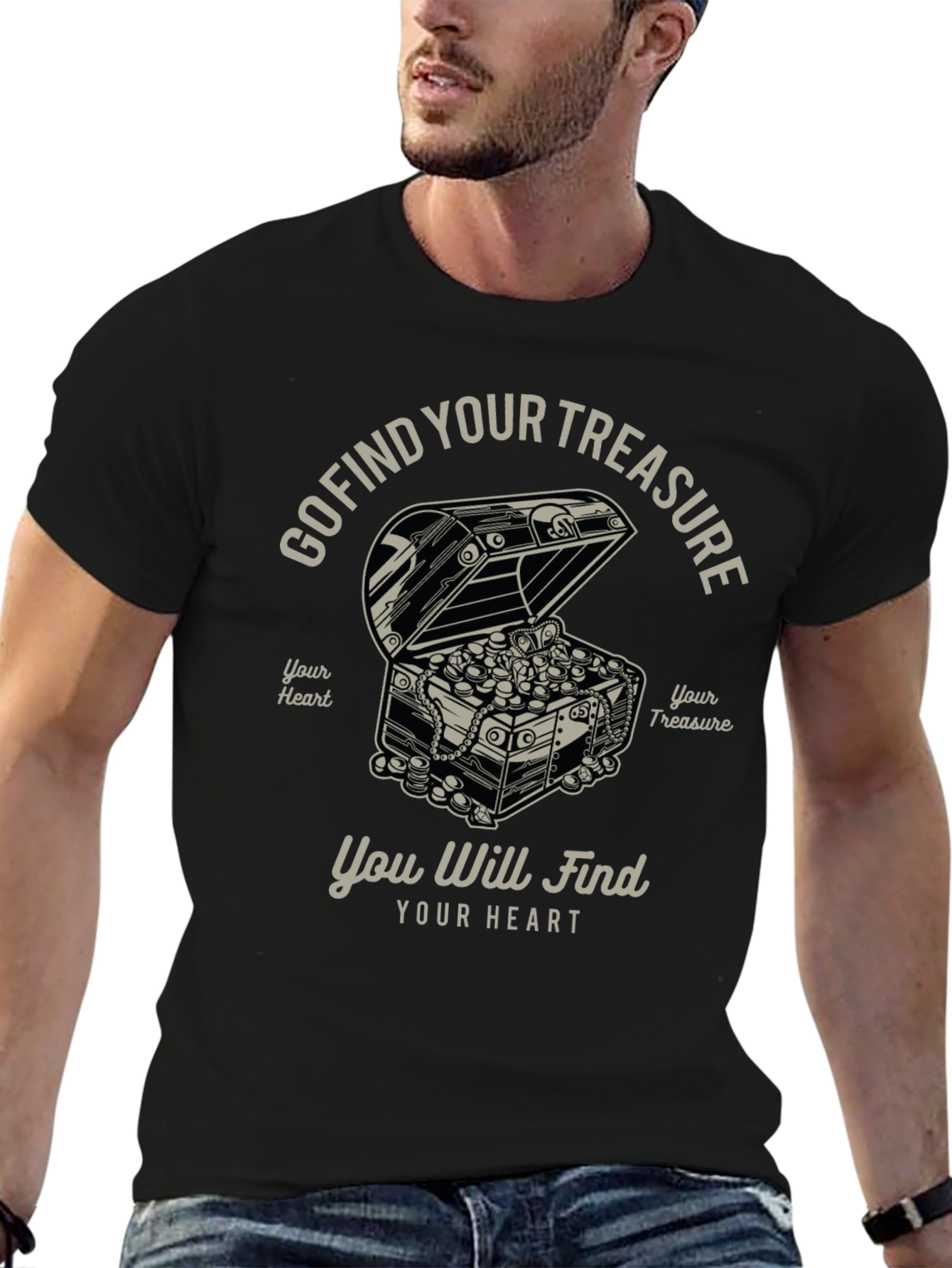 Treasure Hunt Graphic Tee: Go Find Your Treasure