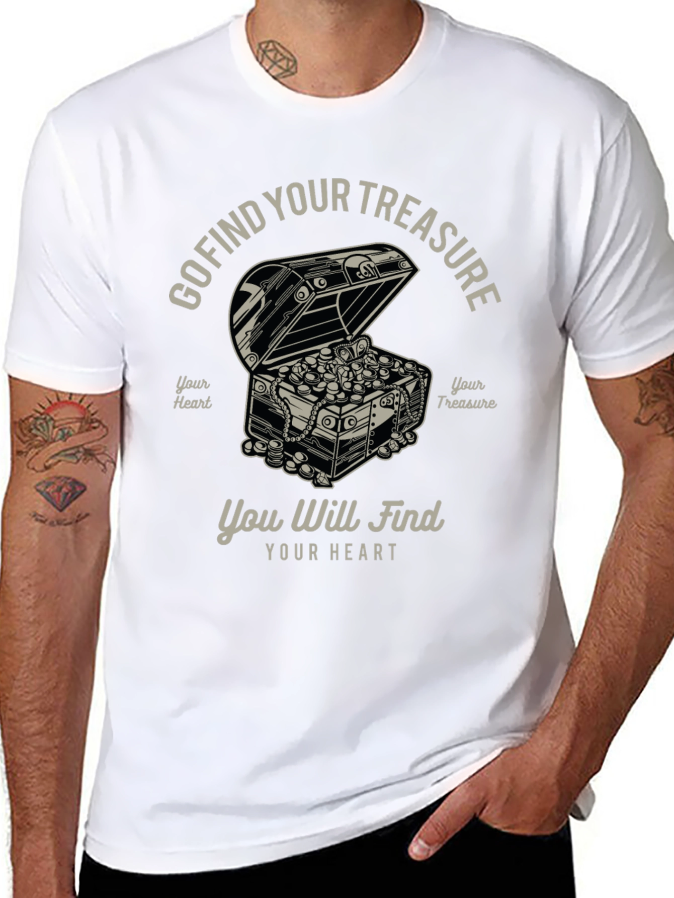 Treasure Hunt Graphic Tee: Go Find Your Treasure